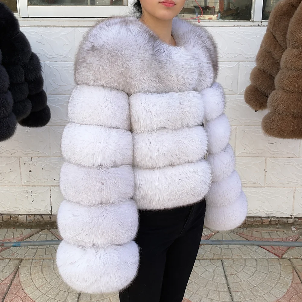 QUEENTINA Real Fox Fur Coat 40cm Women'S New Fashion Winter Leather And Skin White Clothing Natural New In Coats & Jackets
QUEENTINA Real Fox Fur Coat 40cm Women'S New Fashion Winter Leather And Skin White Clothing Natural New In Coats & Jackets