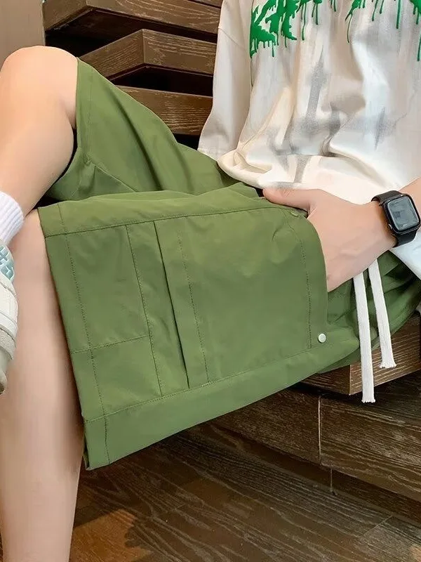 Fashionable Casual Workwear Shorts Men's Summer Loose Ice Silk Five-Quarter Pants with Large Pockets Quick-Drying Trendy Bran...
Fashionable Casual Workwear Shorts Men's Summer Loose Ice Silk Five-Quarter Pants with Large Pockets Quick-Drying Trendy Bran...