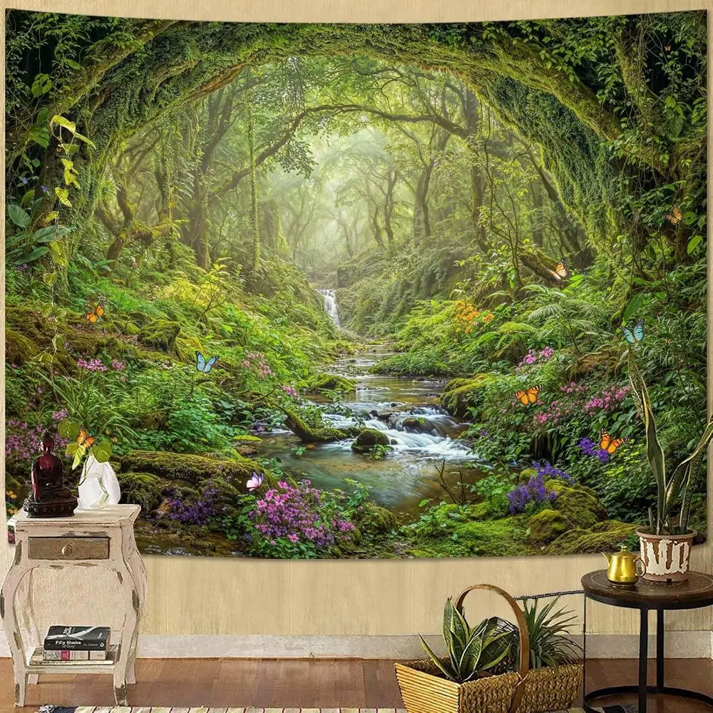 Lunerex orest Stream Tapestry, Serene Landse Wall Tapestries or Room Decor, Scenic Home Decor Tapestry 90L x 70W
Lunerex orest Stream Tapestry, Serene Landse Wall Tapestries or Room Decor, Scenic Home Decor Tapestry 90L x 70W