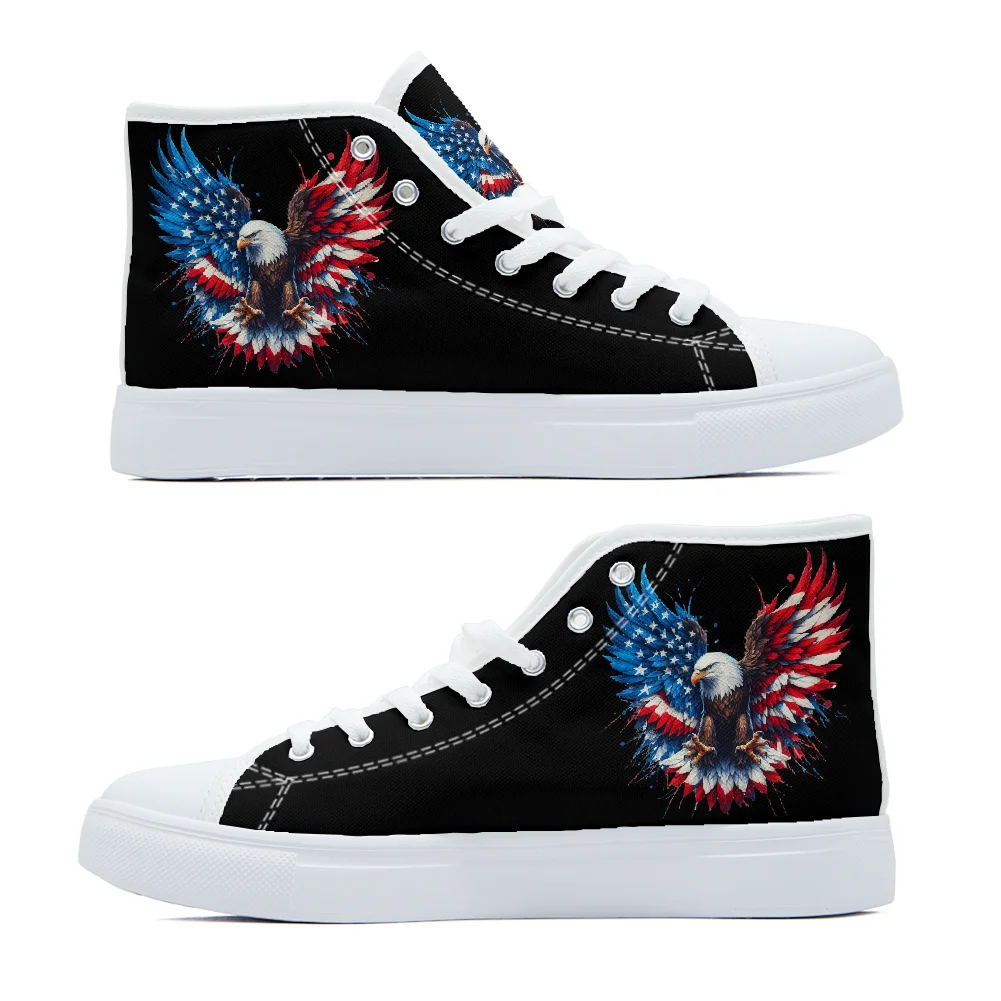 Большой орл со звездами и полосками, высокие парусиновые туфли, повседневная модная обувь, кампусные кроссовки
Большой орл со звездами и полосками, высокие парусиновые туфли, повседневная модная обувь, кампусные кроссовки