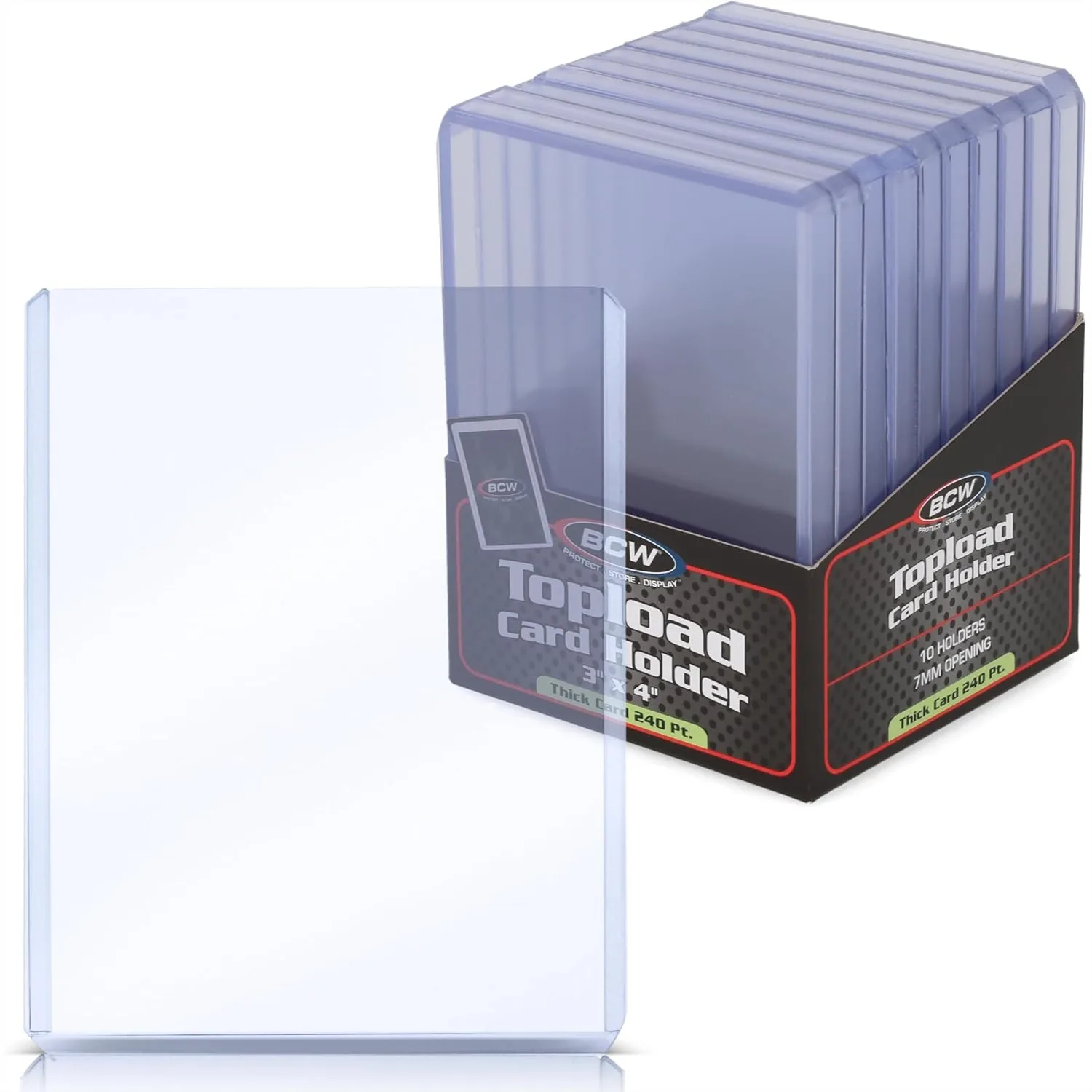Thick Card Toploader Holder for Relic Patch Jersey Cards, 240pt 7mm Rigid Plastic Protective Sleeves for Collectibles and
Thick Card Toploader Holder for Relic Patch Jersey Cards, 240pt 7mm Rigid Plastic Protective Sleeves for Collectibles and