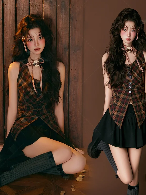 Slim Fit Plaid Shirt Women's Personal Art Photo Shoot Photography Costume American Retro Style Photography Studio New Arrival
Slim Fit Plaid Shirt Women's Personal Art Photo Shoot Photography Costume American Retro Style Photography Studio New Arrival