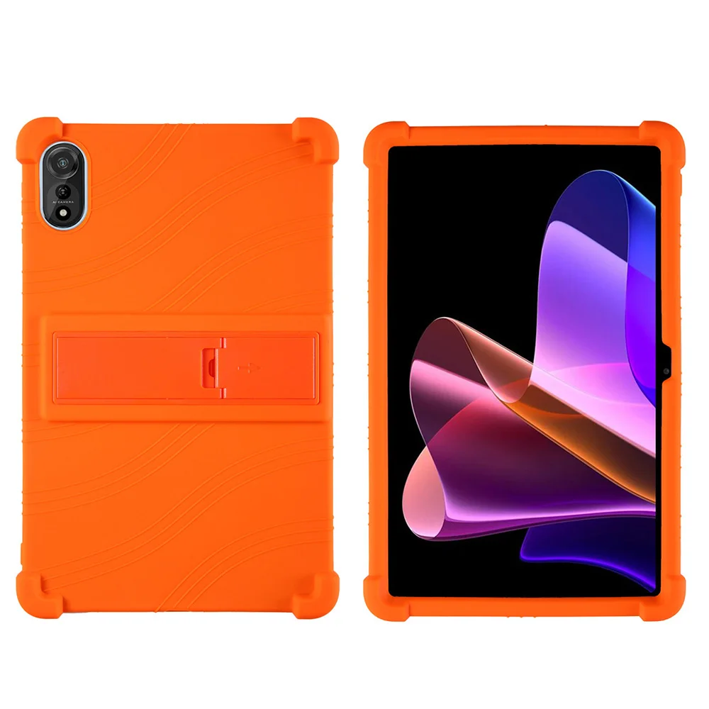 For Blackview Mega 2 Case Adjustable Kickstand Silicone Tablet Protective Cover - Orange
For Blackview Mega 2 Case Adjustable Kickstand Silicone Tablet Protective Cover - Orange