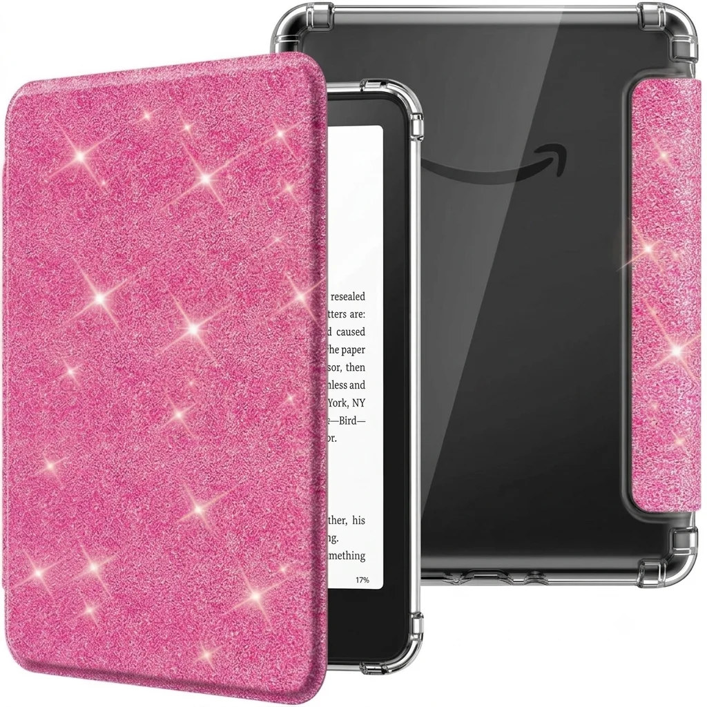 For Kindle Paperwhite 12th Gen 2024 7 Inch Glitter Case Kindle Colorsoft Slim Clear Flexible Protective Cover Auto Wake/Sleep
For Kindle Paperwhite 12th Gen 2024 7 Inch Glitter Case Kindle Colorsoft Slim Clear Flexible Protective Cover Auto Wake/Sleep