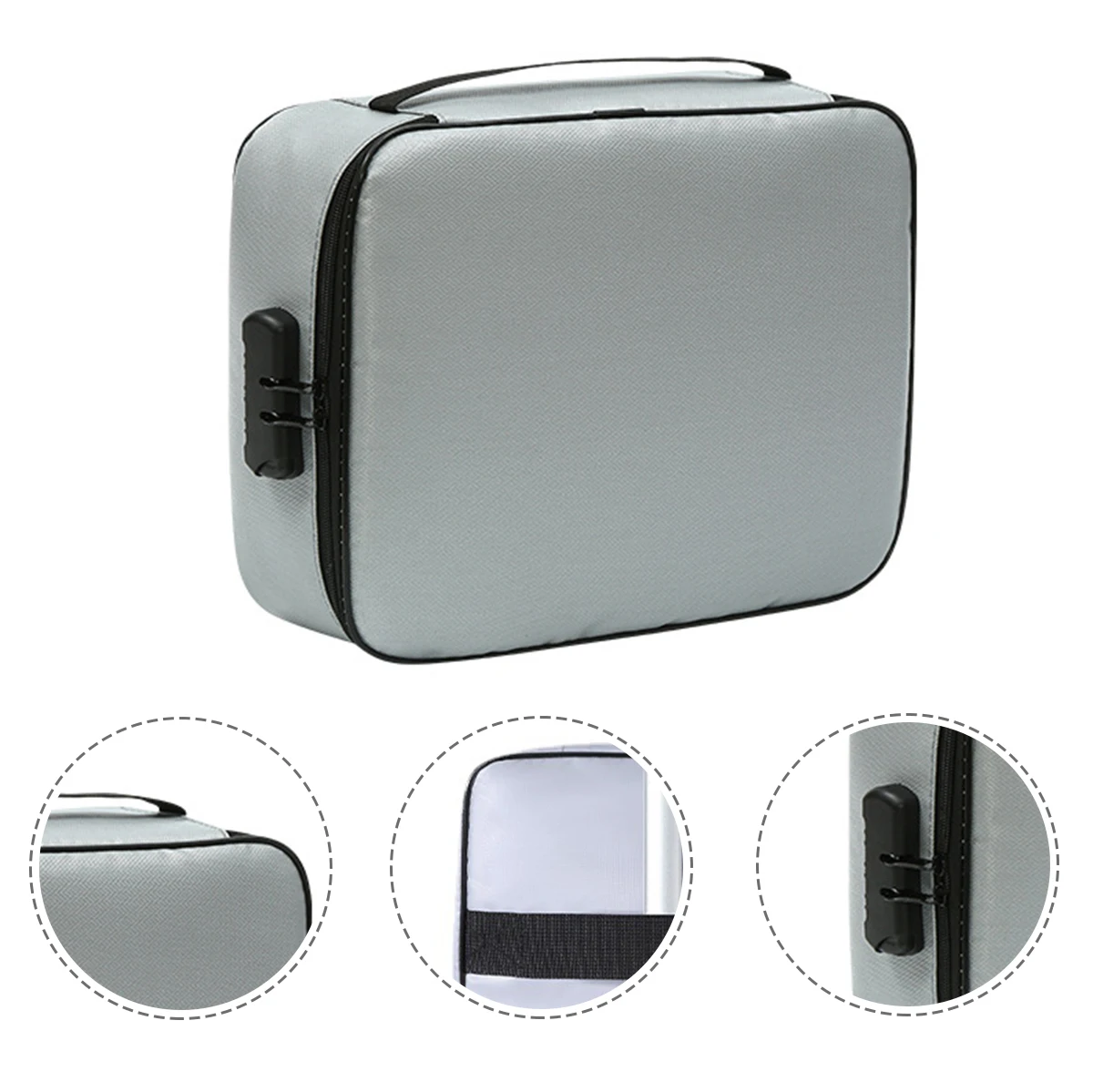 Portable Fireproof File Organizer Bag Multi-Functional Travel Storage Case for Documents Money Certificates
Portable Fireproof File Organizer Bag Multi-Functional Travel Storage Case for Documents Money Certificates