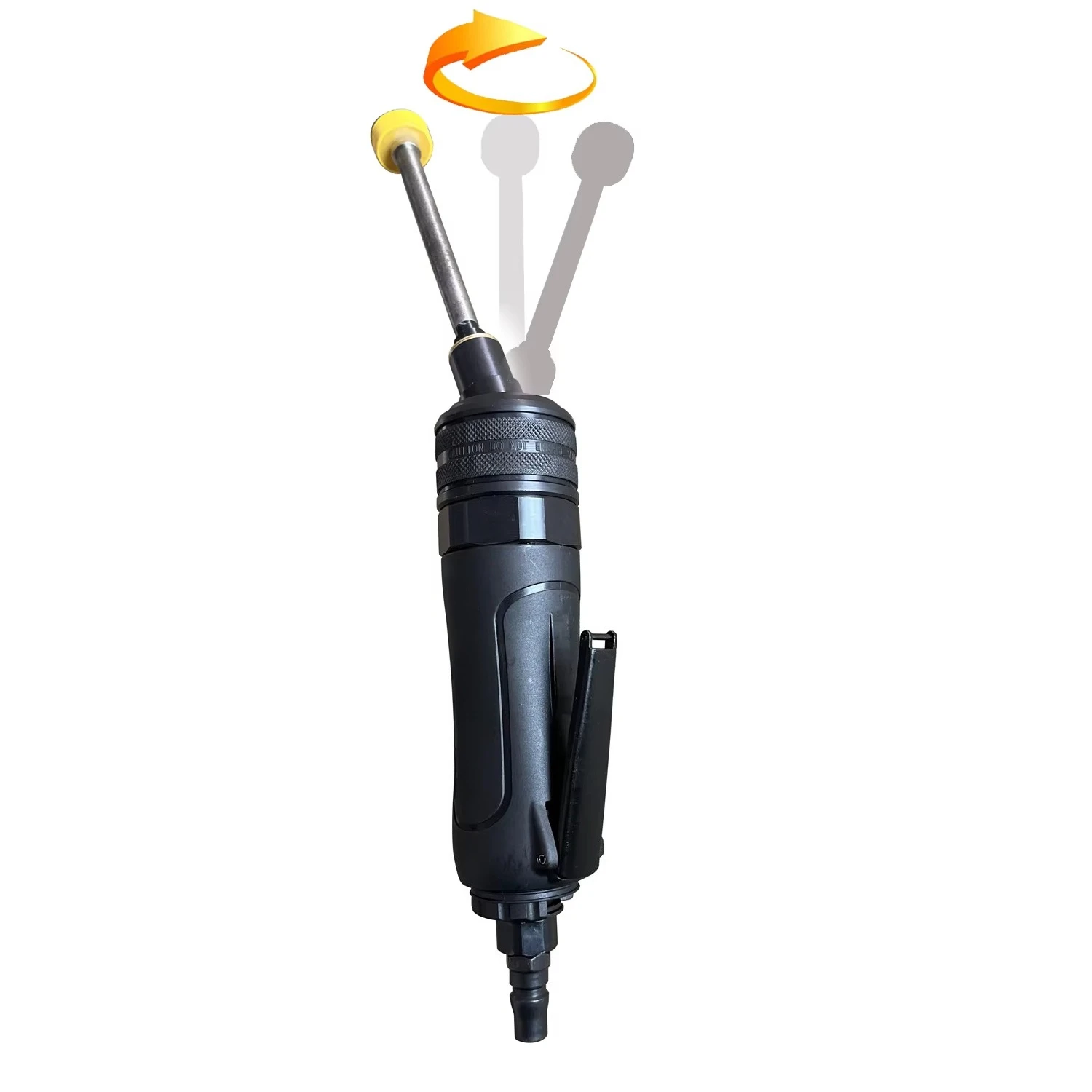 Pneumatic Extended Burr Grinder, 360° Rotatable, 20,000RPM, for Deep Tube & Hole Polishing & Cleaning
Pneumatic Extended Burr Grinder, 360° Rotatable, 20,000RPM, for Deep Tube & Hole Polishing & Cleaning