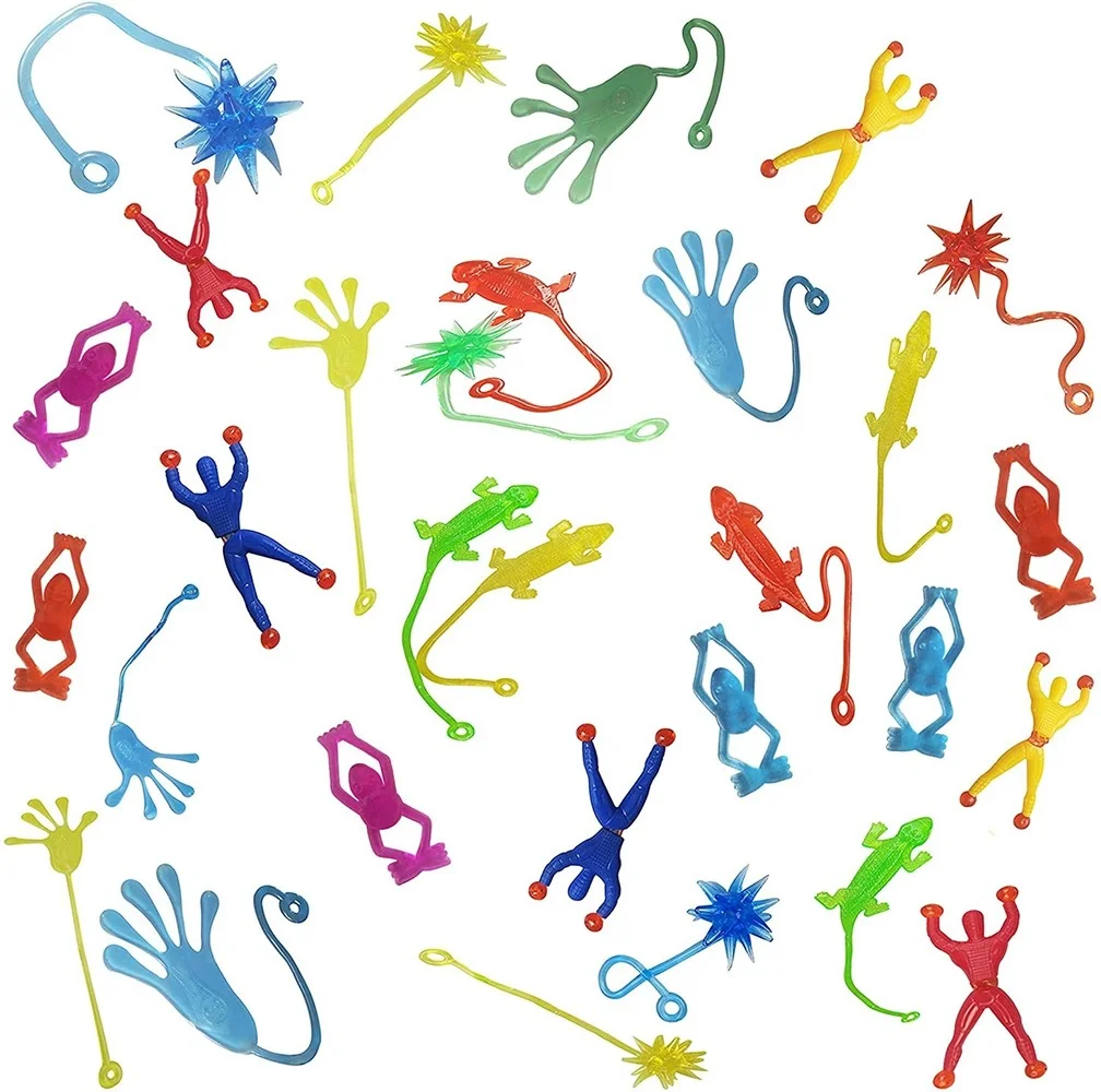 30PCS Multi-color and Multi-style Stretchy Sticky Toys Assorted Novelty Large Sticky Hands for Kids Party Favors
30PCS Multi-color and Multi-style Stretchy Sticky Toys Assorted Novelty Large Sticky Hands for Kids Party Favors