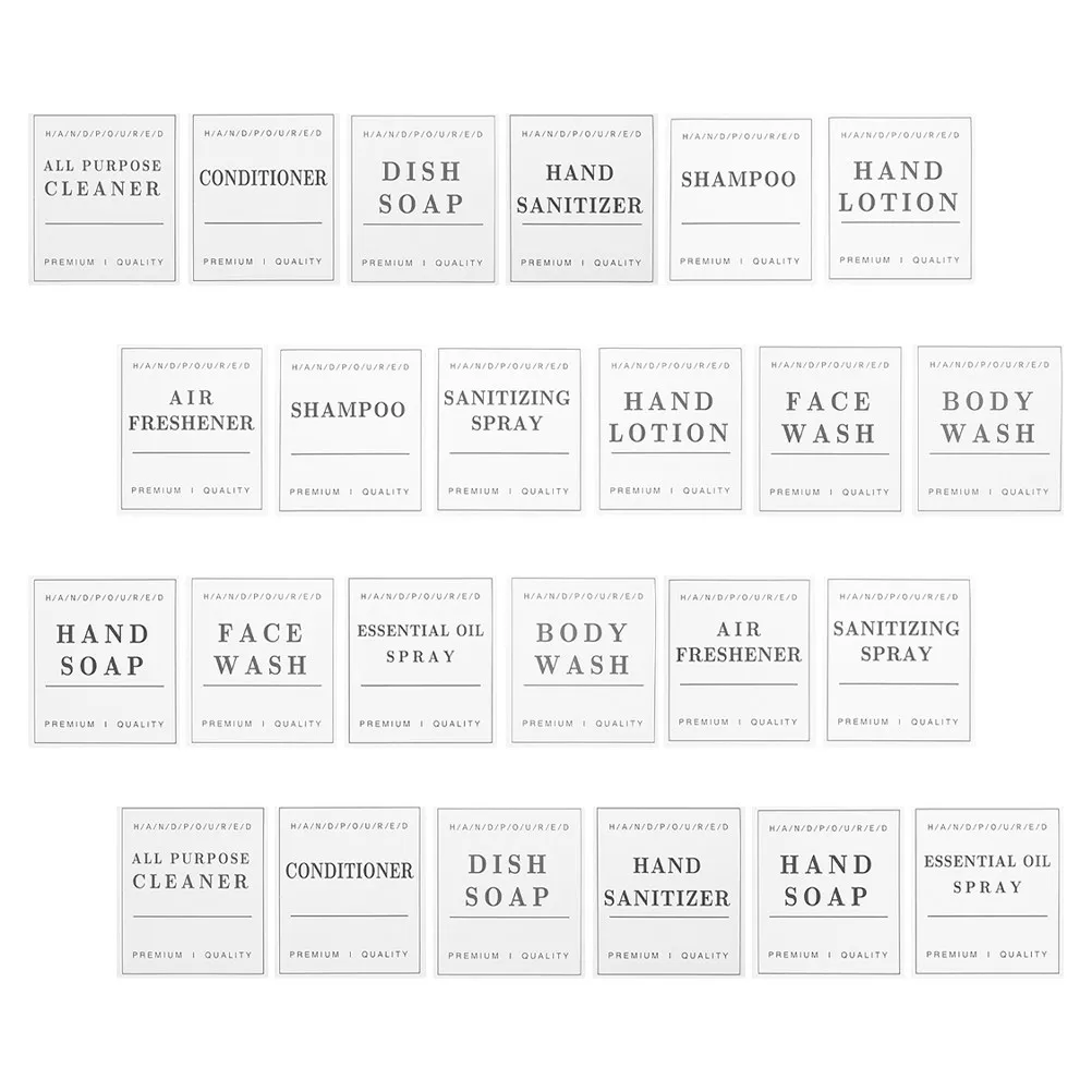 2Sets Minimalist White Black Waterproof Bottle Labels for Bathroom Toiletries Hand Soap Dish Soap Shower Containers Organization
2Sets Minimalist White Black Waterproof Bottle Labels for Bathroom Toiletries Hand Soap Dish Soap Shower Containers Organization