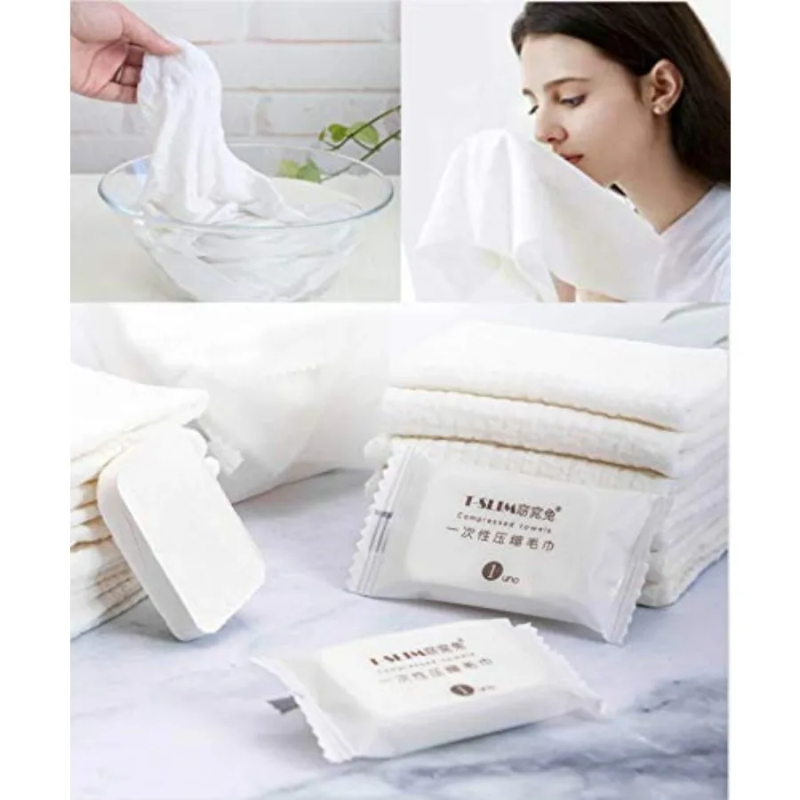 Premium Compressed Towel Tablet, Essential Face Washcloths for Travel, Camping, Hiking, Sports and Beyond, Portable Disposable
Premium Compressed Towel Tablet, Essential Face Washcloths for Travel, Camping, Hiking, Sports and Beyond, Portable Disposable