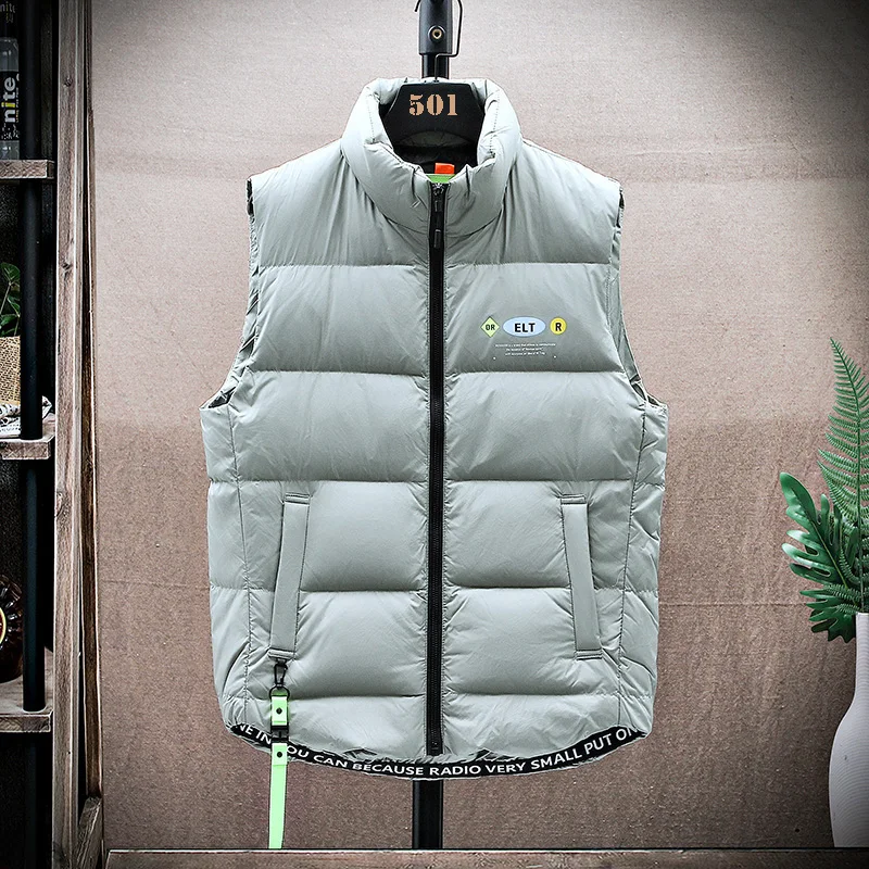 Faionable Texture Workwear Sle Men's Vest Autumn Winter Large ket Sli Stand Collar Casual Layering Warm Outerwear
Faionable Texture Workwear Sle Men's Vest Autumn Winter Large ket Sli Stand Collar Casual Layering Warm Outerwear