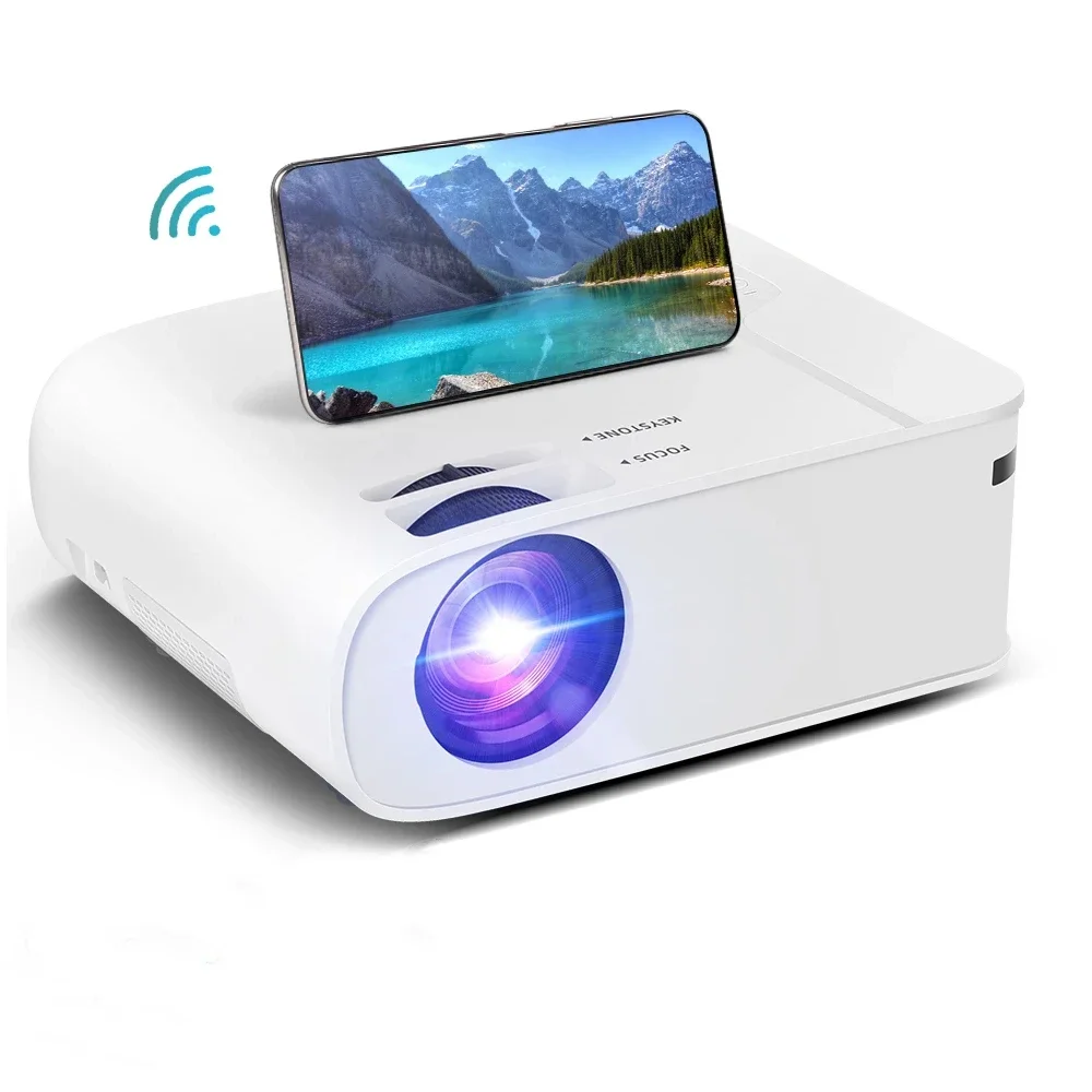Salange 15 Year Factory W25 Video Projector Android 9.0 Native 1080P 5800 Lumens Mini Portable Home Movie Projector
Salange 15 Year Factory W25 Video Projector Android 9.0 Native 1080P 5800 Lumens Mini Portable Home Movie Projector