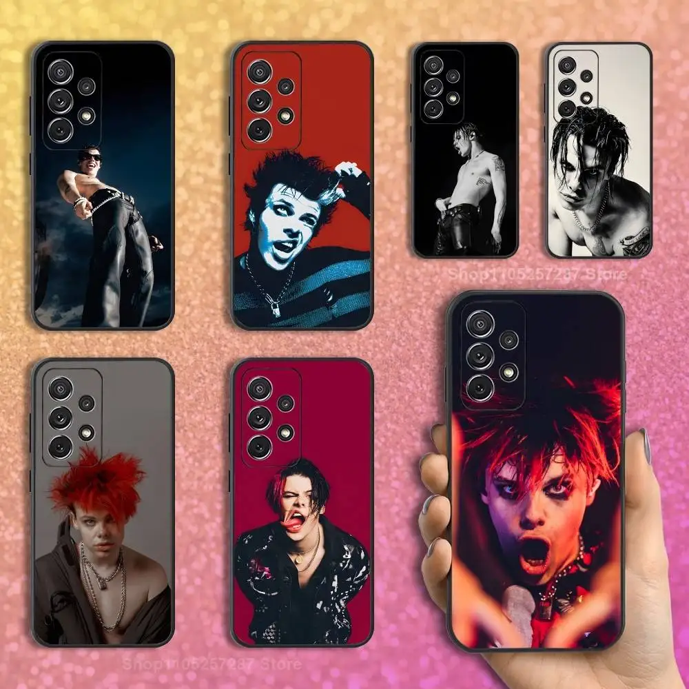 Singer Y-Yungbluds Funny Phone For Samsung S22,S25,S24,S23,Ultra,FE,Plus,S21,S20,S10,S9,Lite,Soft Silicone Black
Singer Y-Yungbluds Funny Phone For Samsung S22,S25,S24,S23,Ultra,FE,Plus,S21,S20,S10,S9,Lite,Soft Silicone Black