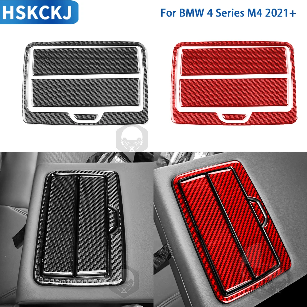 For BMW 4 Series M4 2021 2022 2023 2024 Accessories Real Soft Carbon Fiber Rear Cup Holder Panel Cover Trim Sticker
For BMW 4 Series M4 2021 2022 2023 2024 Accessories Real Soft Carbon Fiber Rear Cup Holder Panel Cover Trim Sticker