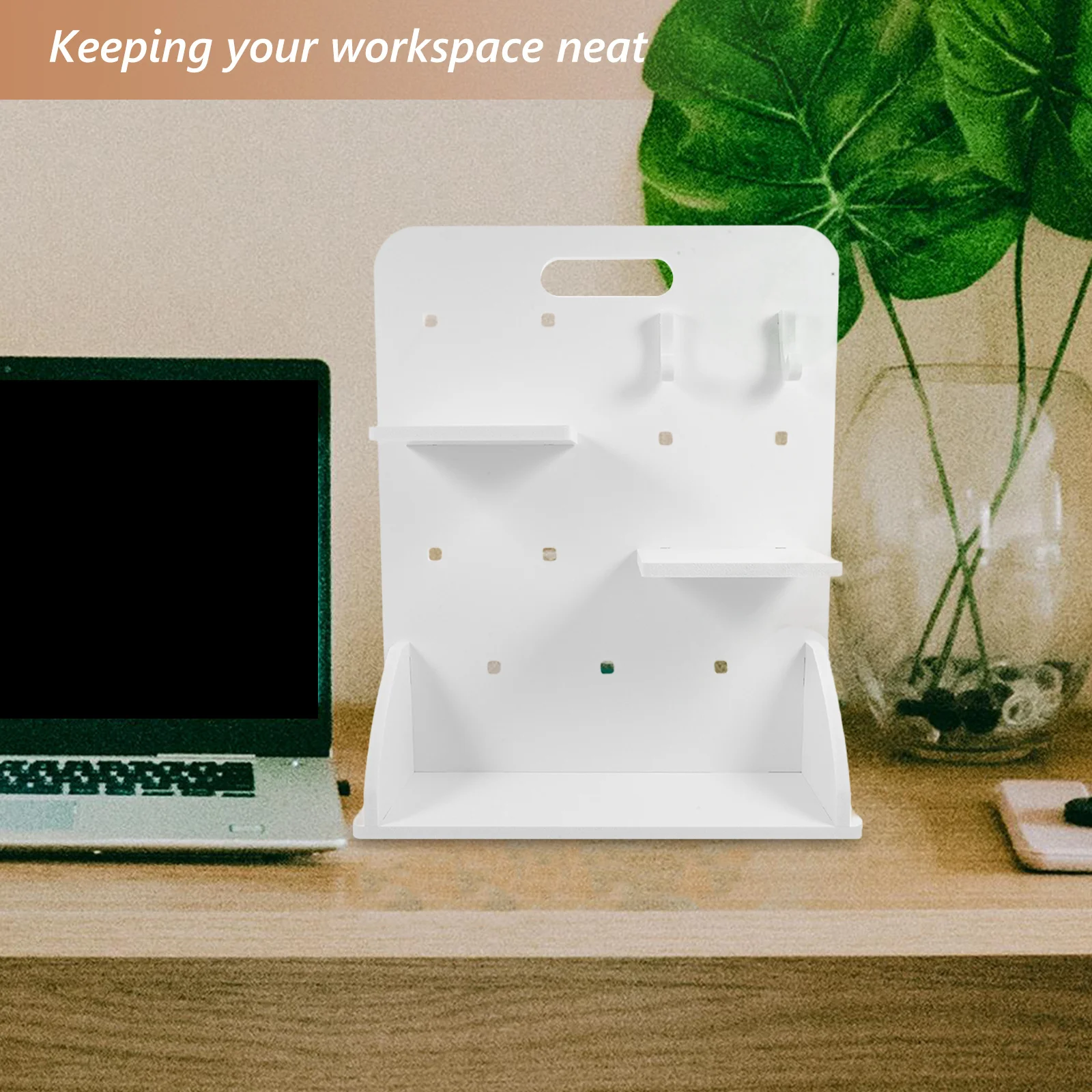 1Set Vertical Pegboard Office Desk Organizer No-Drill Installation Table Storage System for Workspace Desktop Organization
1Set Vertical Pegboard Office Desk Organizer No-Drill Installation Table Storage System for Workspace Desktop Organization