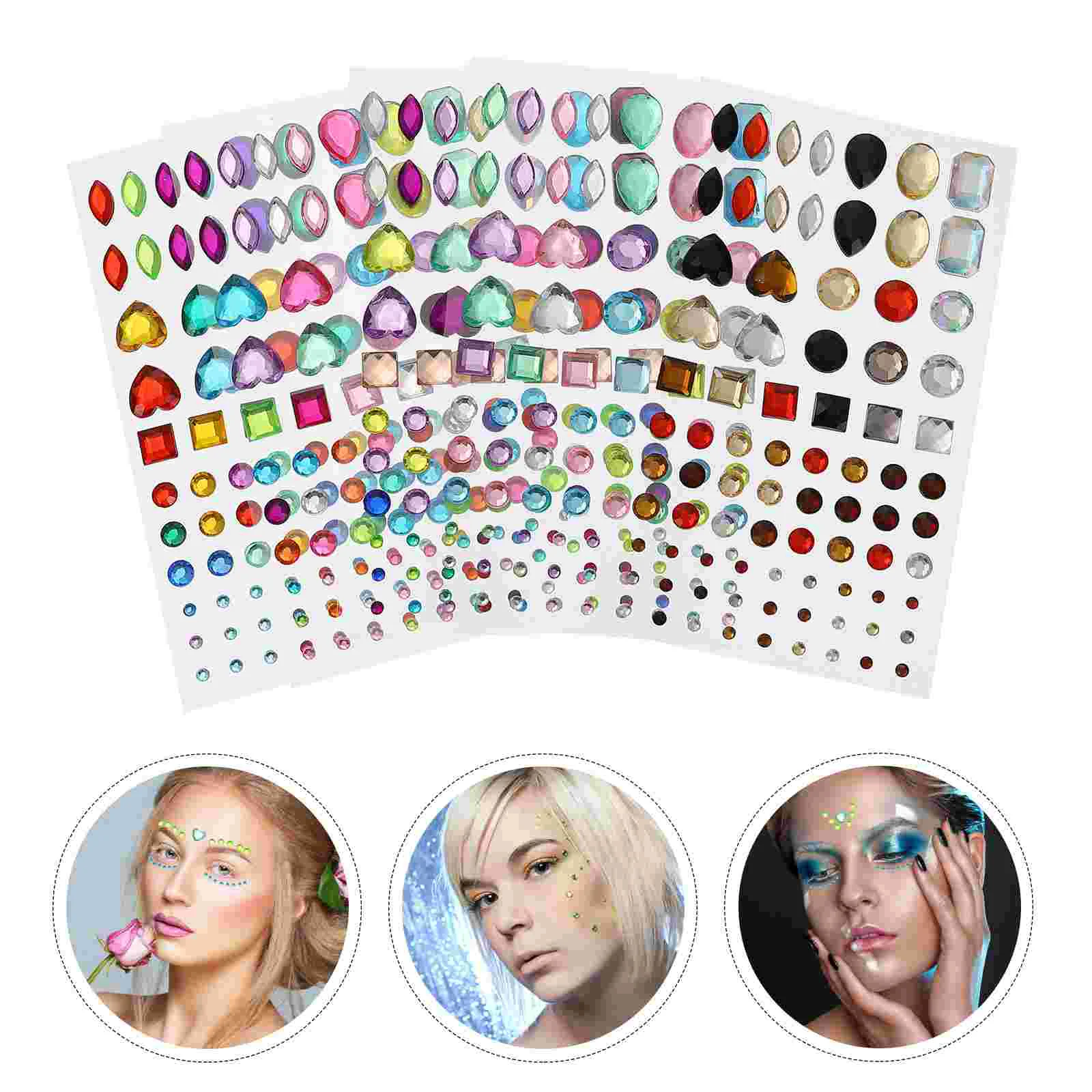 6 Sheets DIY Diamond Stickers Face Jewels Gems Rhinestone Glue Gemstone Acrylic Child
6 Sheets DIY Diamond Stickers Face Jewels Gems Rhinestone Glue Gemstone Acrylic Child