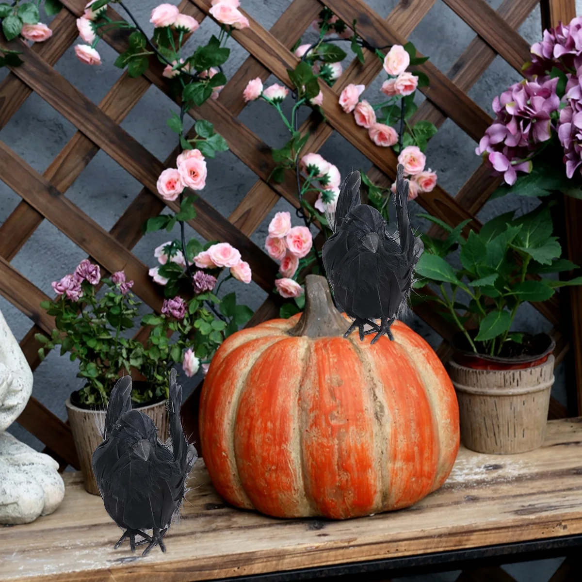 1pc 3D Crow Ornament Halloween Decoration Desktop Crafts Eco-Friendly Reusable Gift Party Decorations Garden Statues
1pc 3D Crow Ornament Halloween Decoration Desktop Crafts Eco-Friendly Reusable Gift Party Decorations Garden Statues