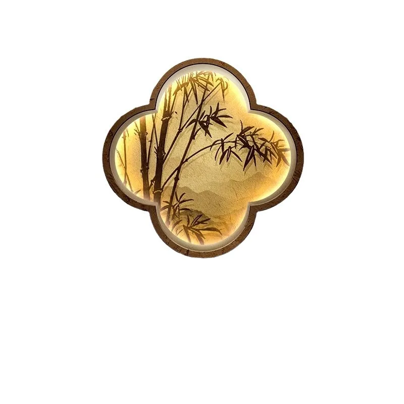 New Chinese decorative painting bamboo living room hanging painting Zen tea room background wall mural
New Chinese decorative painting bamboo living room hanging painting Zen tea room background wall mural