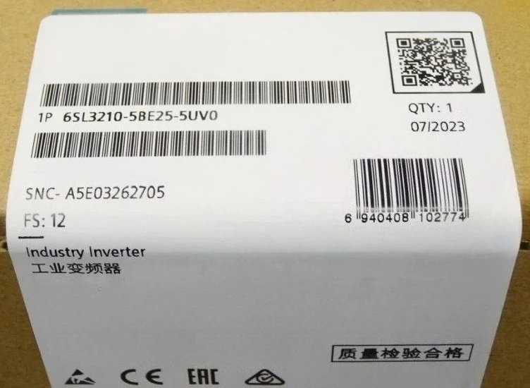 Brand New 6SL3210-5BE25-5UV0 6SL3210-5BE23-0UV0 6SL3210-5BE24-0UV0 6SL3210-5BE22-2UV0 Fast delivery
Brand New 6SL3210-5BE25-5UV0 6SL3210-5BE23-0UV0 6SL3210-5BE24-0UV0 6SL3210-5BE22-2UV0 Fast delivery