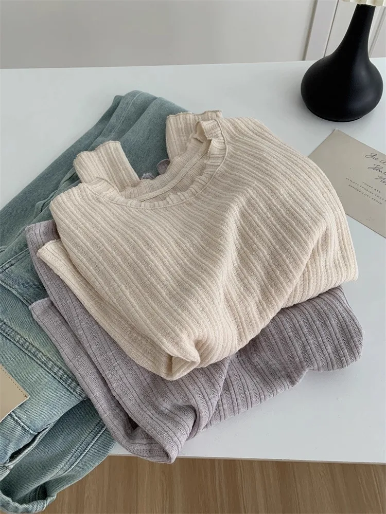 Extra Large 300 Pounds Soft Long Sleeve Knitted round Neck T-Shirt Women's Autumn Versatile Base Layer Shirt Korean Style Com...
Extra Large 300 Pounds Soft Long Sleeve Knitted round Neck T-Shirt Women's Autumn Versatile Base Layer Shirt Korean Style Com...
