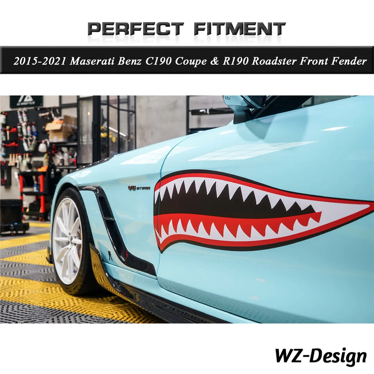 Car Accessories Partial Carbon Fiber PCF GTC Style IMP Front Fender Fit For 2015-2021 C190 Coupe & R190 Roadster
Car Accessories Partial Carbon Fiber PCF GTC Style IMP Front Fender Fit For 2015-2021 C190 Coupe & R190 Roadster