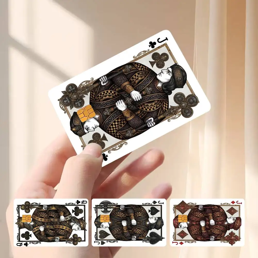 Jack Queen King Poker 4pcs 1Set Card Stickers Small Waterproof Chip 4PCS Card Sticker Anti-Scratch
Jack Queen King Poker 4pcs 1Set Card Stickers Small Waterproof Chip 4PCS Card Sticker Anti-Scratch
