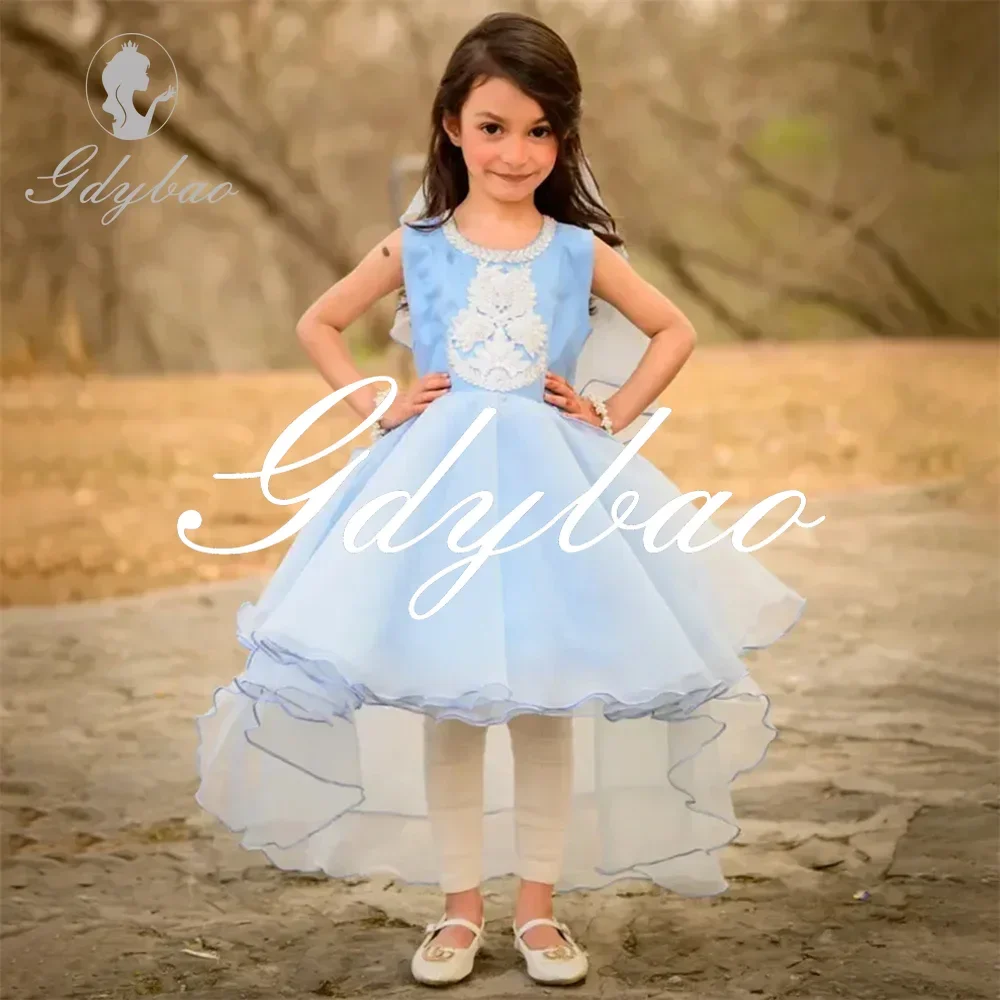 Formal Crystals O Neck Sleeveless A Line Classic Flower Girl Dress Pleat Tea Length Long Ball First Communion Dress Customized
Formal Crystals O Neck Sleeveless A Line Classic Flower Girl Dress Pleat Tea Length Long Ball First Communion Dress Customized