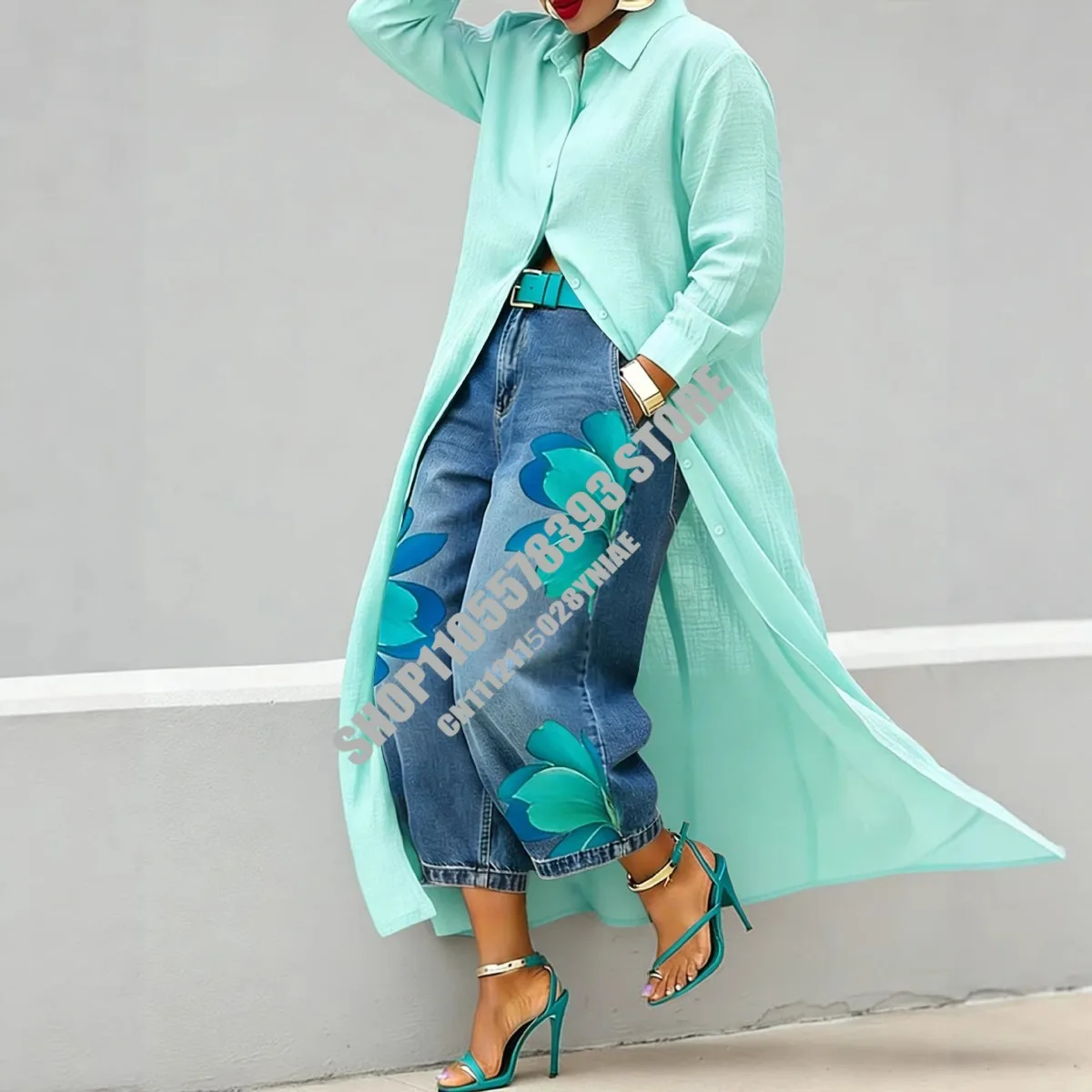 Casual Plus Size Shirt for Women's Longline Button Down Shirt Long Sleeve Loose Fit Maxi Tunic Blouse Open Front Cardigan Top
Casual Plus Size Shirt for Women's Longline Button Down Shirt Long Sleeve Loose Fit Maxi Tunic Blouse Open Front Cardigan Top