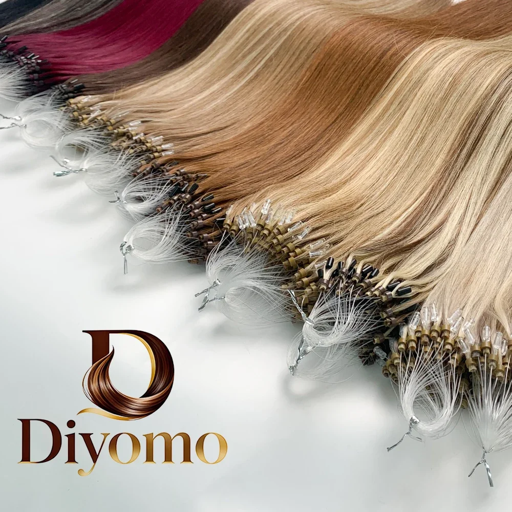 DIYOMO Remy Human Hair Extensions 14-24 Inch Micro Loop Ring Attachment Micro Bead Natural Looking DIY Hair Extension
DIYOMO Remy Human Hair Extensions 14-24 Inch Micro Loop Ring Attachment Micro Bead Natural Looking DIY Hair Extension
