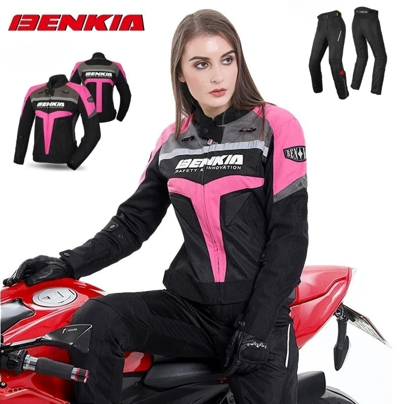 BENKIA Motorcycle Jacket & Pants Set Men Women Summer Breathable Racing Protective Slim Fit
BENKIA Motorcycle Jacket & Pants Set Men Women Summer Breathable Racing Protective Slim Fit