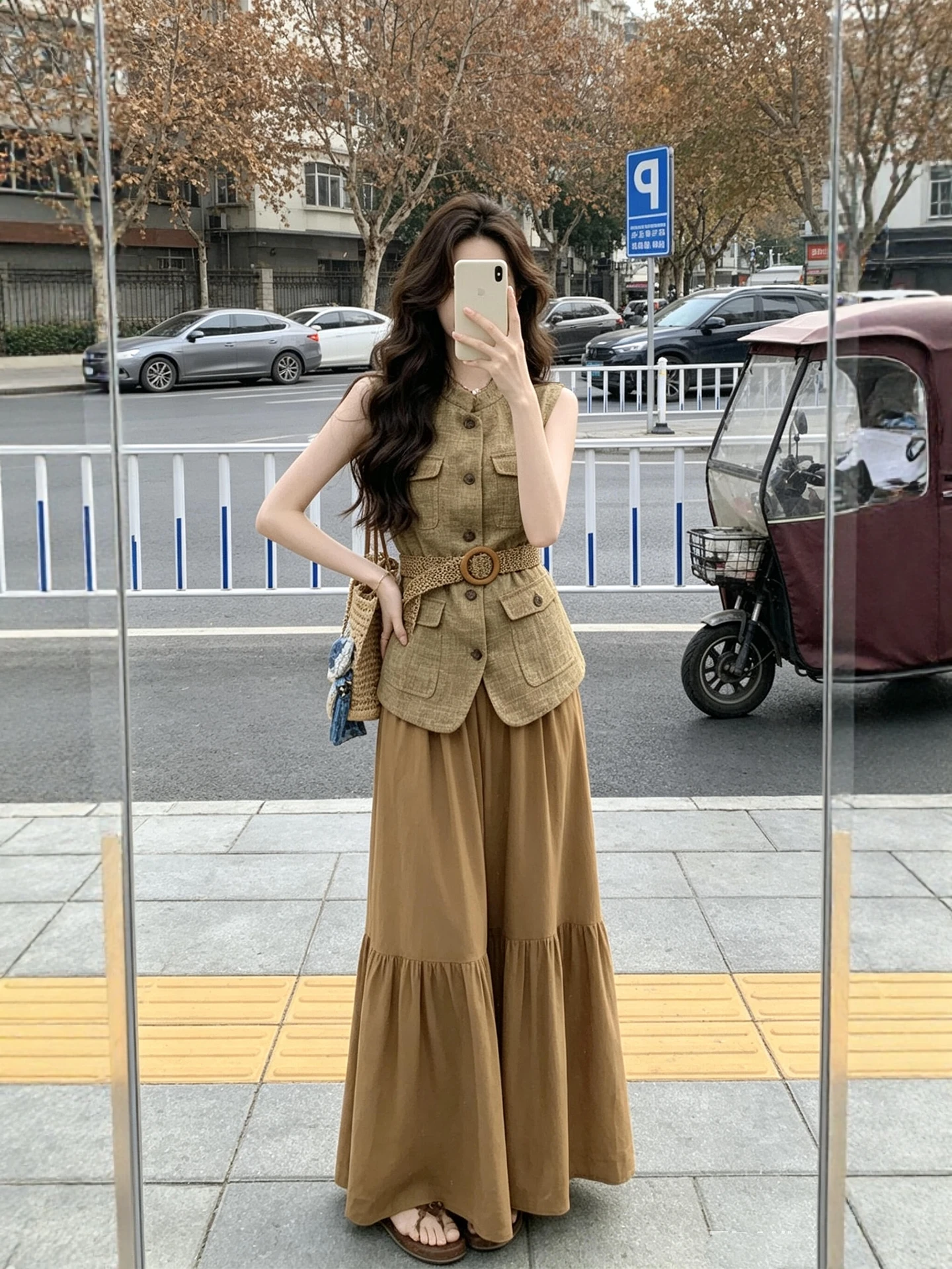 Summer plus Size Women's Sleeveless Top And Skirt Set Casual Loose Fit High Waist Breathable Polyester Comfortable Fashion
Summer plus Size Women's Sleeveless Top And Skirt Set Casual Loose Fit High Waist Breathable Polyester Comfortable Fashion