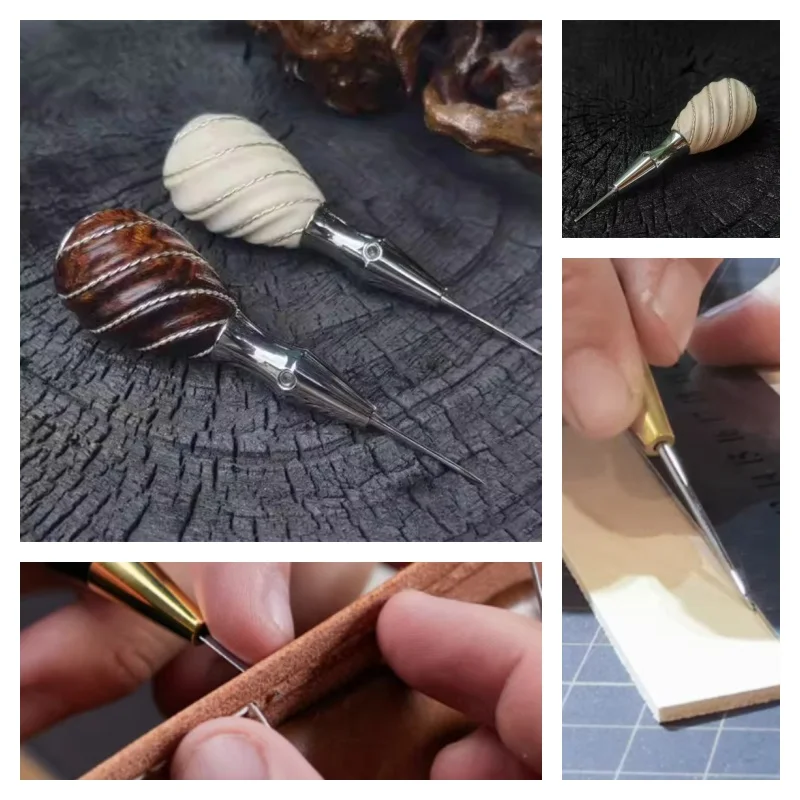 Replaceable Head Leather Awl Handmade DIY Production Belt Leather Handicrafts Hole Enlarge Positioning Line Tools Leather Awl
Replaceable Head Leather Awl Handmade DIY Production Belt Leather Handicrafts Hole Enlarge Positioning Line Tools Leather Awl