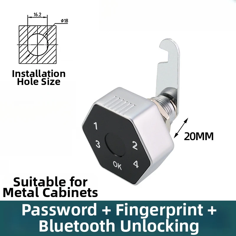Fingerprint Recognition Lock for Drawers Cabinets Storage Boxes Zinc Alloy Construction Rechargeable Lithium Battery
Fingerprint Recognition Lock for Drawers Cabinets Storage Boxes Zinc Alloy Construction Rechargeable Lithium Battery