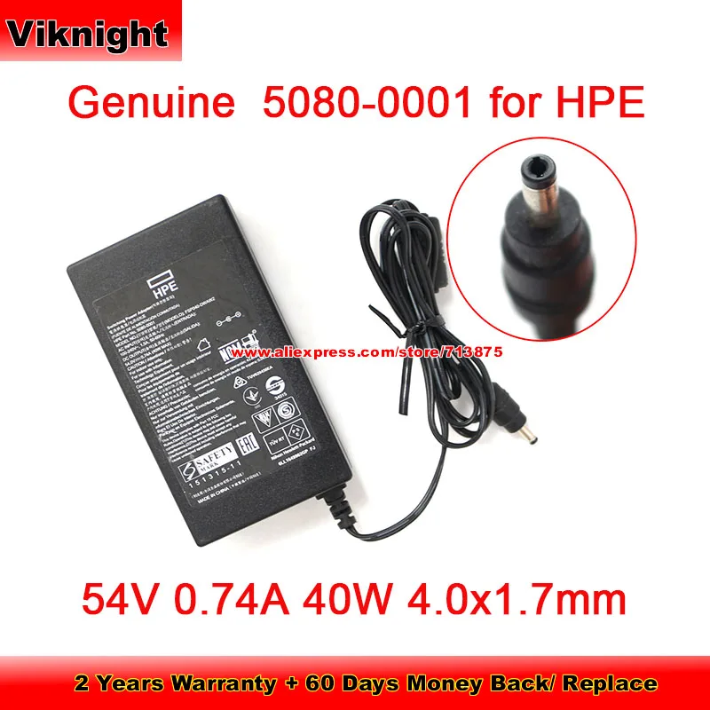 Genuine 5080-0001 for HPE Switching Adapter FSP040-DWAW2 54.0V 0.74A 40W 4.0 x 1.7mm
Genuine 5080-0001 for HPE Switching Adapter FSP040-DWAW2 54.0V 0.74A 40W 4.0 x 1.7mm