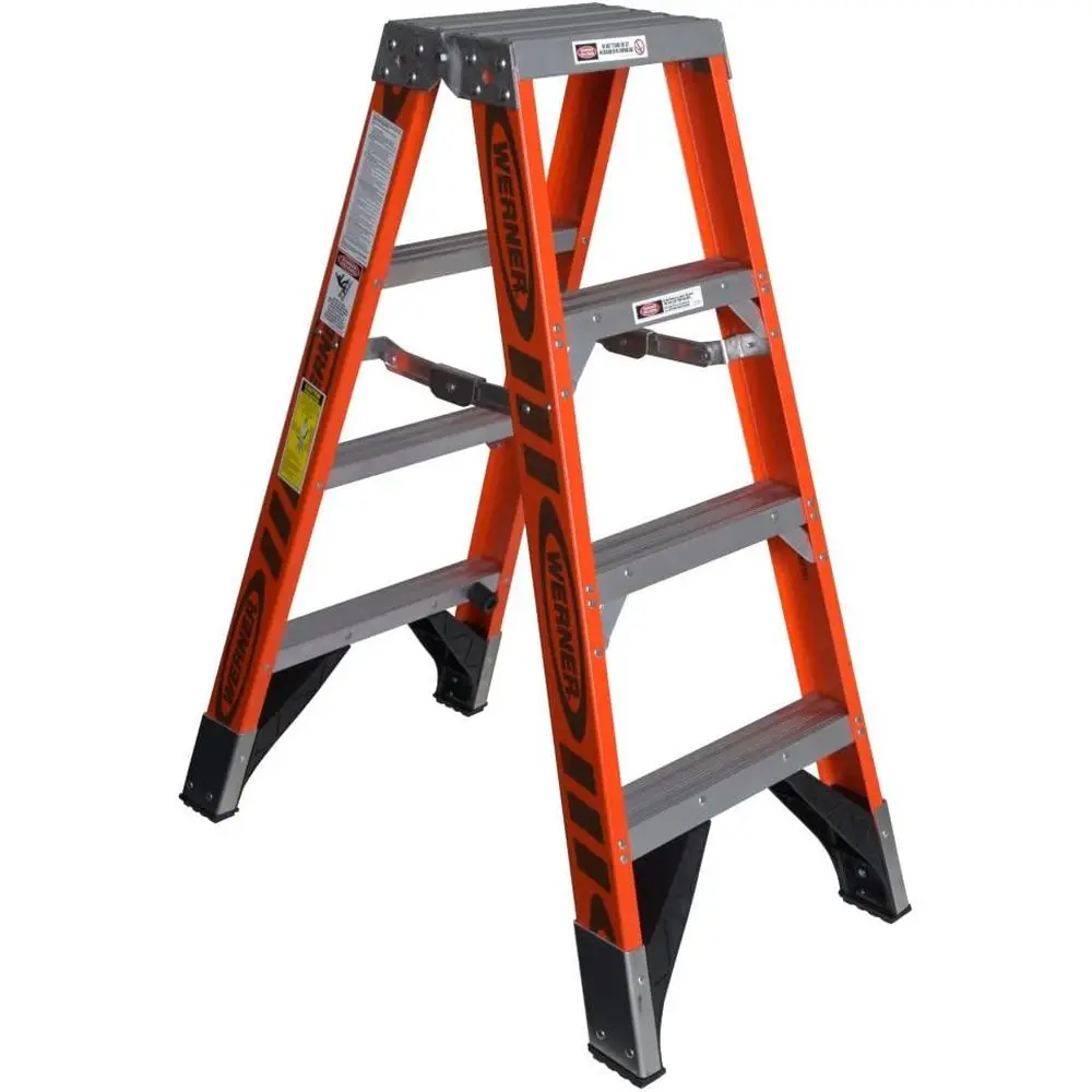 Fiberglass Twin-Step Ladder, IAA Certified, 4-Ton Capacity, T7400 Model
Fiberglass Twin-Step Ladder, IAA Certified, 4-Ton Capacity, T7400 Model
