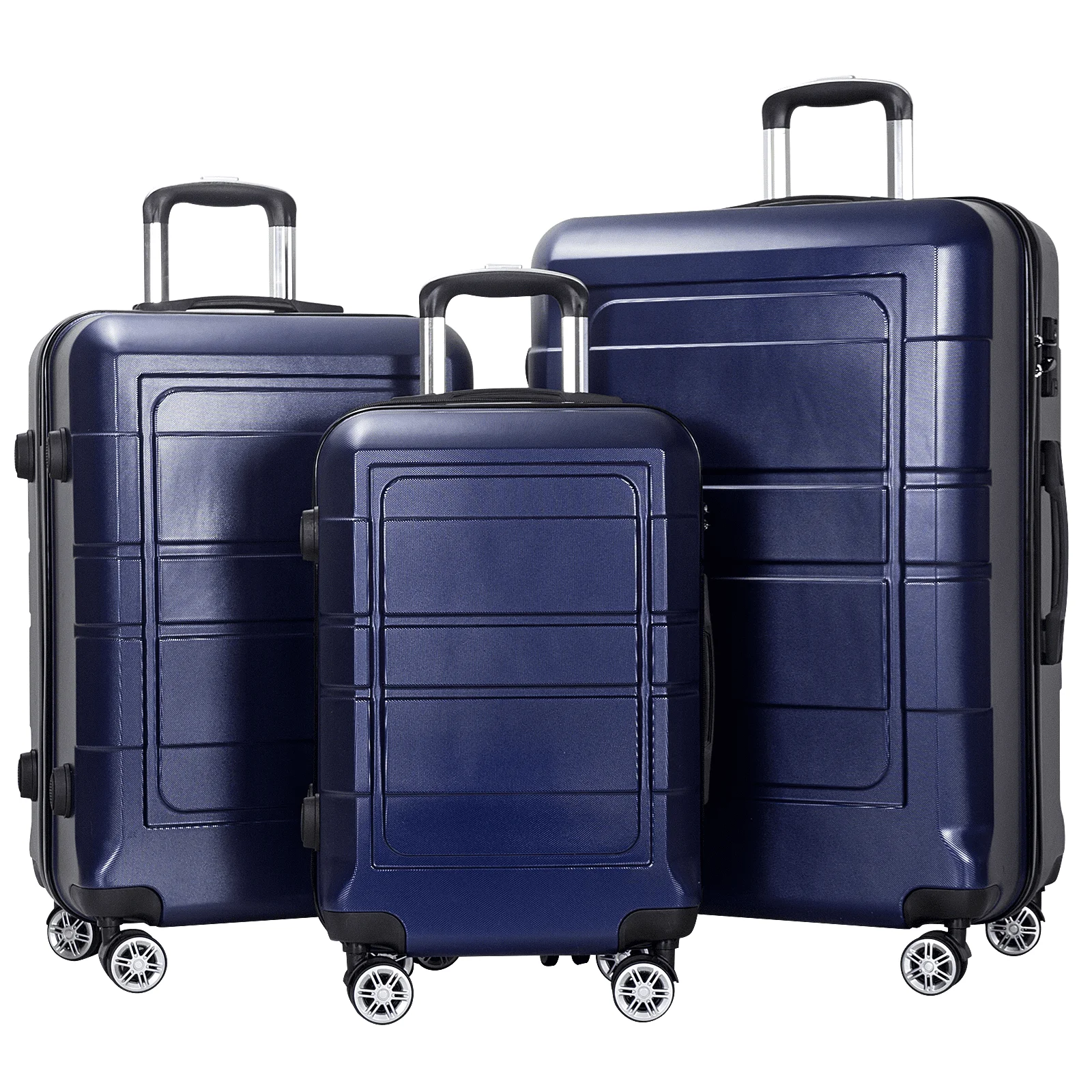 1/3 Piece Suitcase Luggage Sets, ABS Hardside Suitcase Set, TSA Lock, Carry On Luggage, Travel Suitcase with Spinner Wheel
1/3 Piece Suitcase Luggage Sets, ABS Hardside Suitcase Set, TSA Lock, Carry On Luggage, Travel Suitcase with Spinner Wheel