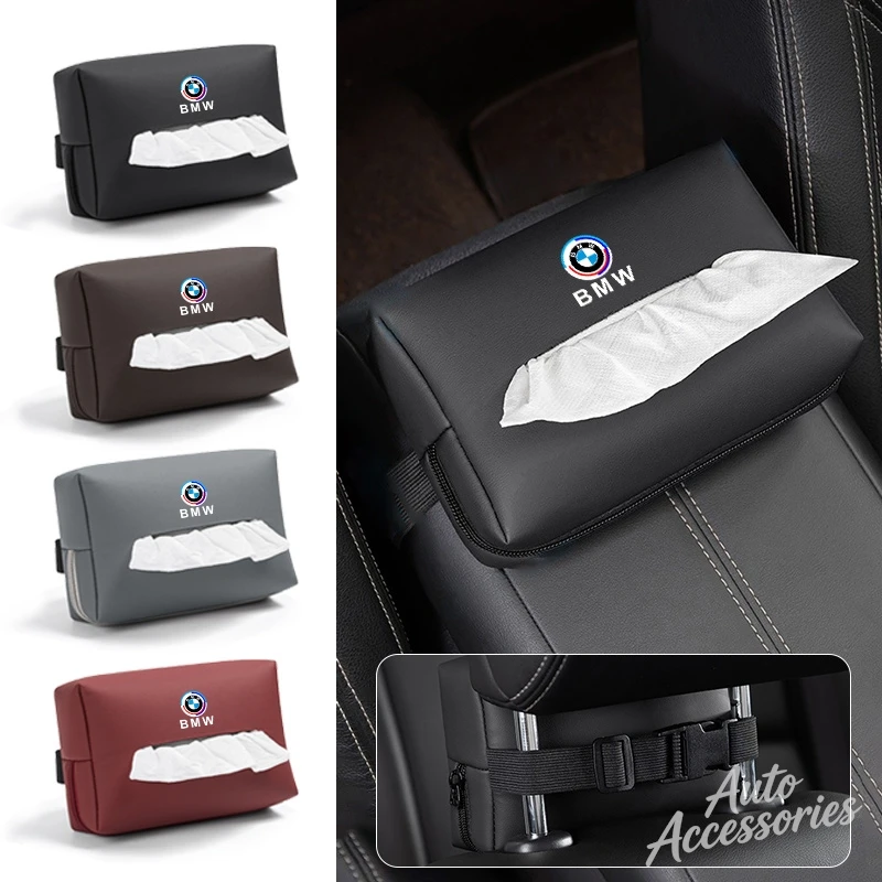 Leather Car Tissue Box Car Seat Back Holder Tissue Paper Organizer For BMW 50th Anniversary 3 5 7 Series E83 F16 E70 E60 Sticker
Leather Car Tissue Box Car Seat Back Holder Tissue Paper Organizer For BMW 50th Anniversary 3 5 7 Series E83 F16 E70 E60 Sticker