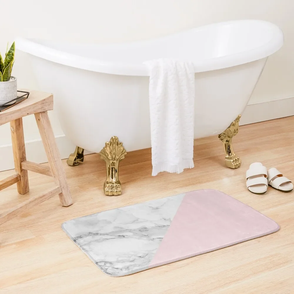 Marble + Pink Pastel Color. Classic Geometry. Bath Mat Bathroom Deco Entrance Door Mat
Marble + Pink Pastel Color. Classic Geometry. Bath Mat Bathroom Deco Entrance Door Mat