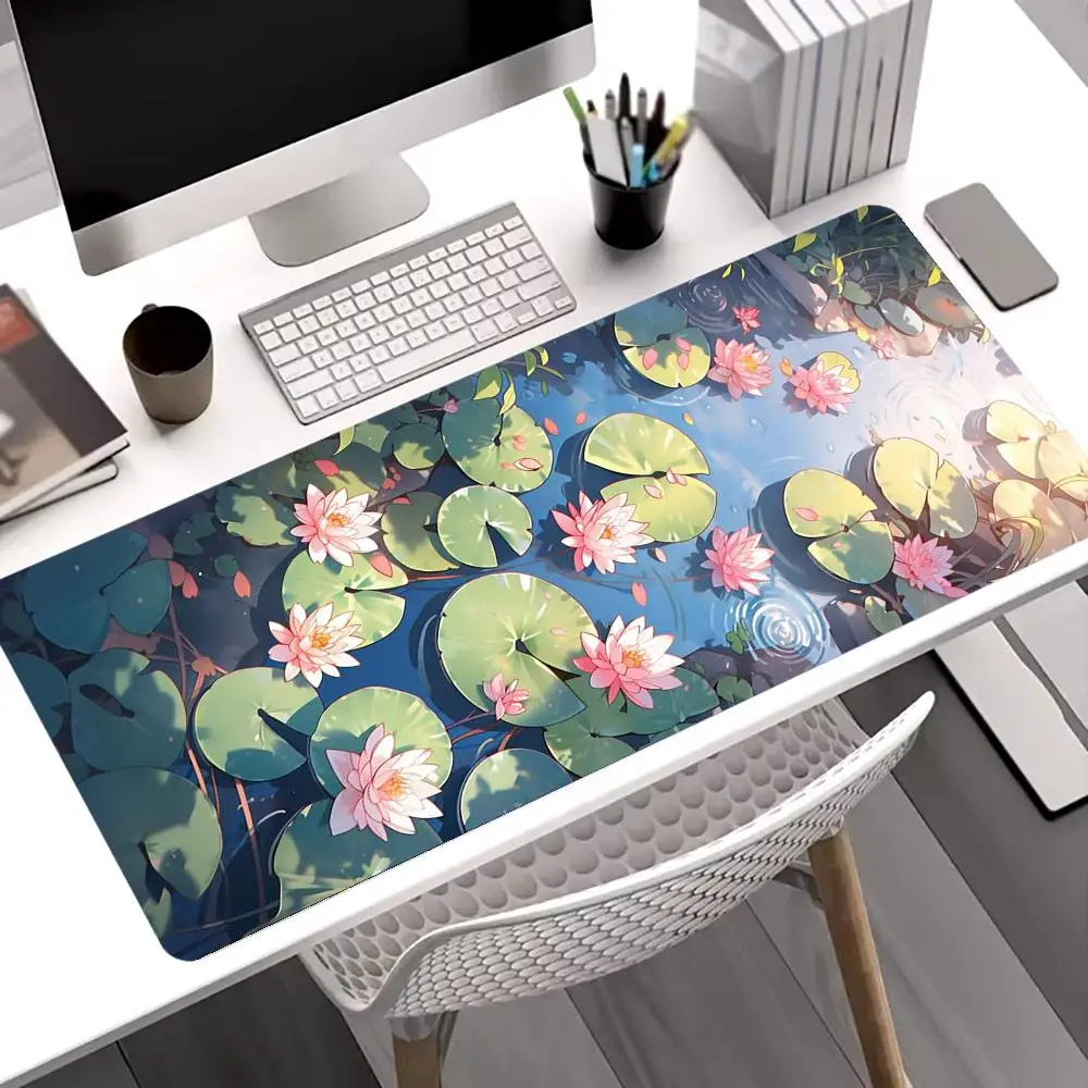Lotus Leaves Pond Mouse Pad Large Gaming Non-slip Office Accessories Seamed Edge Mousepads Laptop Tablet Mat Mini Art PC Playmat
Lotus Leaves Pond Mouse Pad Large Gaming Non-slip Office Accessories Seamed Edge Mousepads Laptop Tablet Mat Mini Art PC Playmat