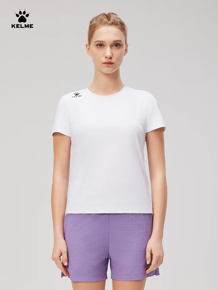 Kelme Women's Yoga Wear Quick-drying Sports Tops Breathable Fitness Training Wear Outdoor Running Short-sleeved T-shirt
Kelme Women's Yoga Wear Quick-drying Sports Tops Breathable Fitness Training Wear Outdoor Running Short-sleeved T-shirt
