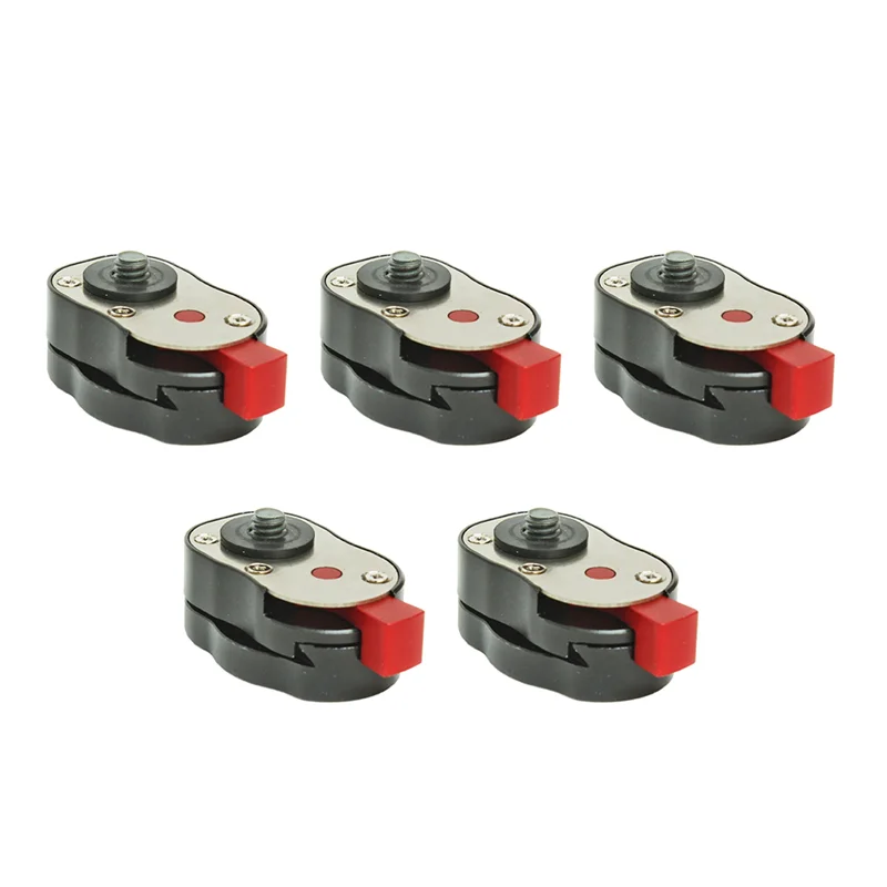 5X Professional 1/4Inch Mini Quick Release Plate System For Any Tripod, Articulated Arm Mount With To 4 Lb Capacity-Y41A
5X Professional 1/4Inch Mini Quick Release Plate System For Any Tripod, Articulated Arm Mount With To 4 Lb Capacity-Y41A