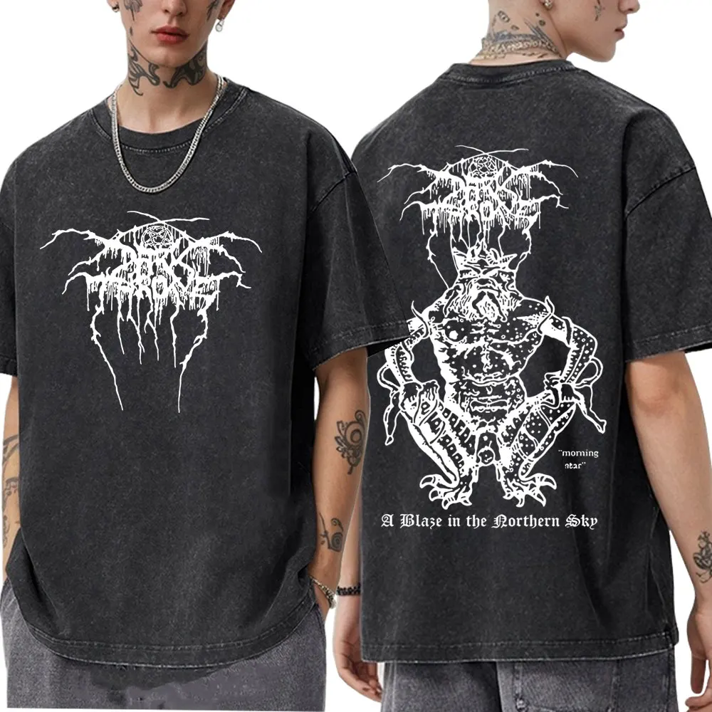 Darkthrone A Blaze in The Northern Sky Washed Vintage T-shirts Men Women Gothic Death Black Metal Rock Band Oversized T Shirts
Darkthrone A Blaze in The Northern Sky Washed Vintage T-shirts Men Women Gothic Death Black Metal Rock Band Oversized T Shirts