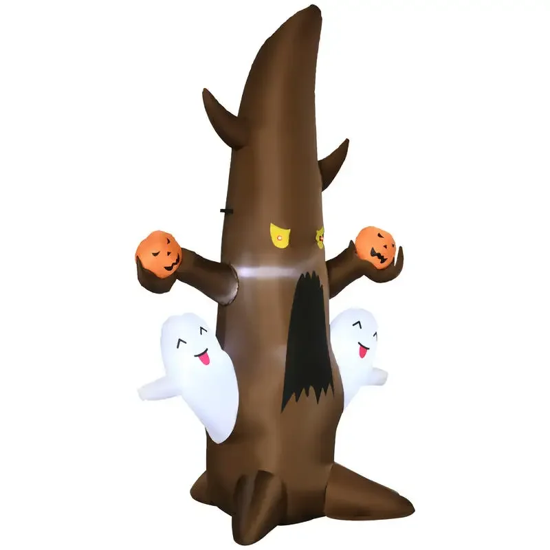 Outsunny 5' Halloween Inflatables Outdoor Decorations Ghost Tree with Pumpkins, Blow-Up LED Yard Decor Indoor Outdoor for Garden, Lawn, Party, Holiday
Outsunny 5' Halloween Inflatables Outdoor Decorations Ghost Tree with Pumpkins, Blow-Up LED Yard Decor Indoor Outdoor for Garden, Lawn, Party, Holiday