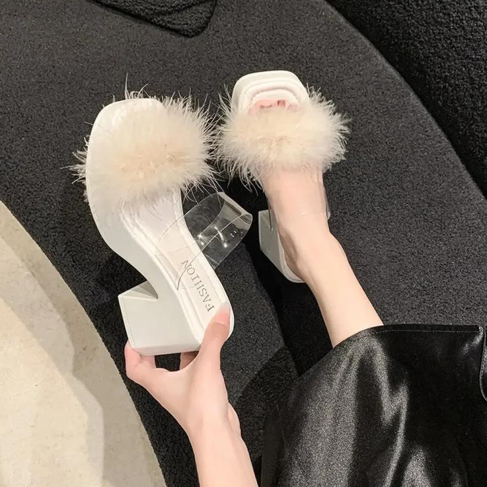 Women Slippers Summer 2025 New Fashion Stiletto Sandals Open Toe High Heel Zapatillas Mujer Casa Sapatos Femininos
Women Slippers Summer 2025 New Fashion Stiletto Sandals Open Toe High Heel Zapatillas Mujer Casa Sapatos Femininos