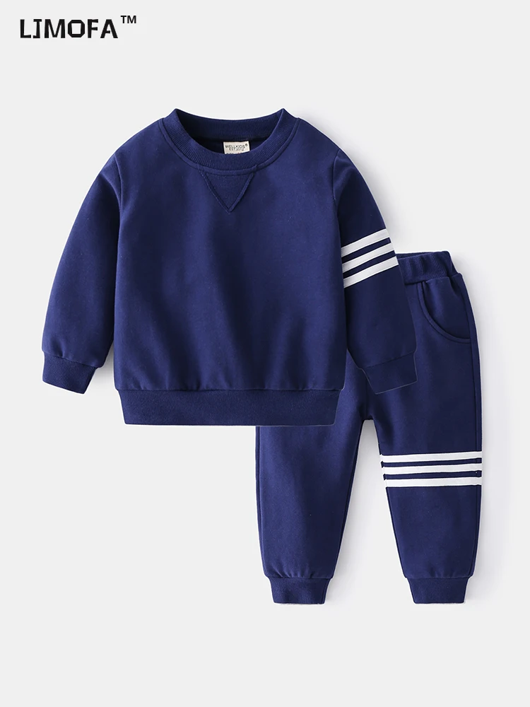 LJMOFA New Baby Boys Tracksuit Fall Clothes Sets Toddler 2pcs Winter Children Pullover+Stripe Pants For Kids Hooded Suits D170
LJMOFA New Baby Boys Tracksuit Fall Clothes Sets Toddler 2pcs Winter Children Pullover+Stripe Pants For Kids Hooded Suits D170