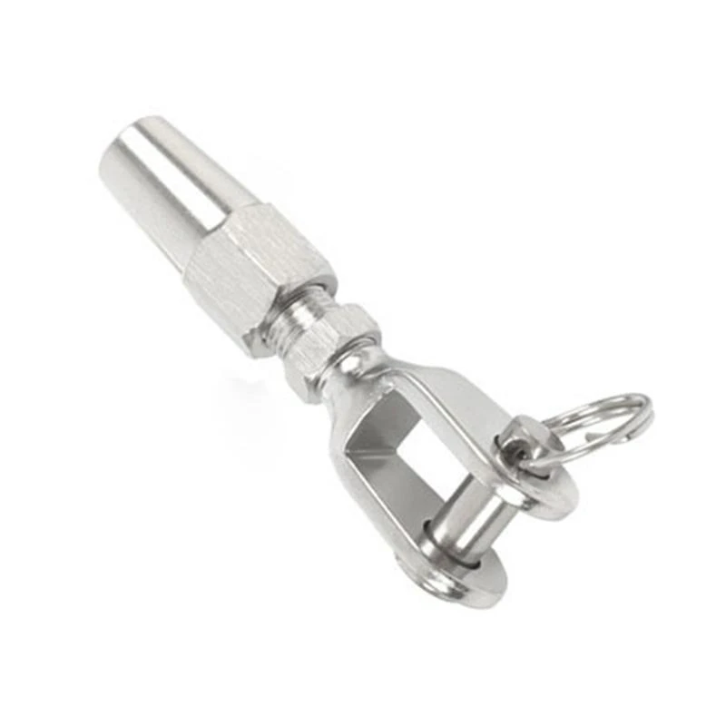 652F Marine Grade 316 Stainless Steel Deck Cable Railing Hardware for Stair Railing Jaw Swage Turnbuckle End Fitting
652F Marine Grade 316 Stainless Steel Deck Cable Railing Hardware for Stair Railing Jaw Swage Turnbuckle End Fitting