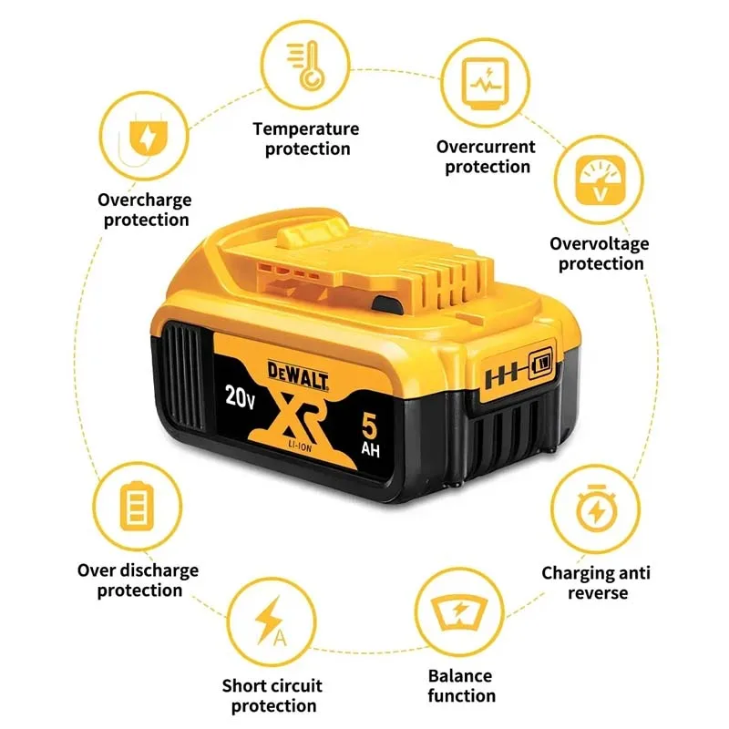 DEWALT 5000mAh 20V battery DEWALT DCF512 Brushless Right Angle Ratchet Wrench, 3/8 Inch Drive, Cordless Electric Wrench
DEWALT 5000mAh 20V battery DEWALT DCF512 Brushless Right Angle Ratchet Wrench, 3/8 Inch Drive, Cordless Electric Wrench