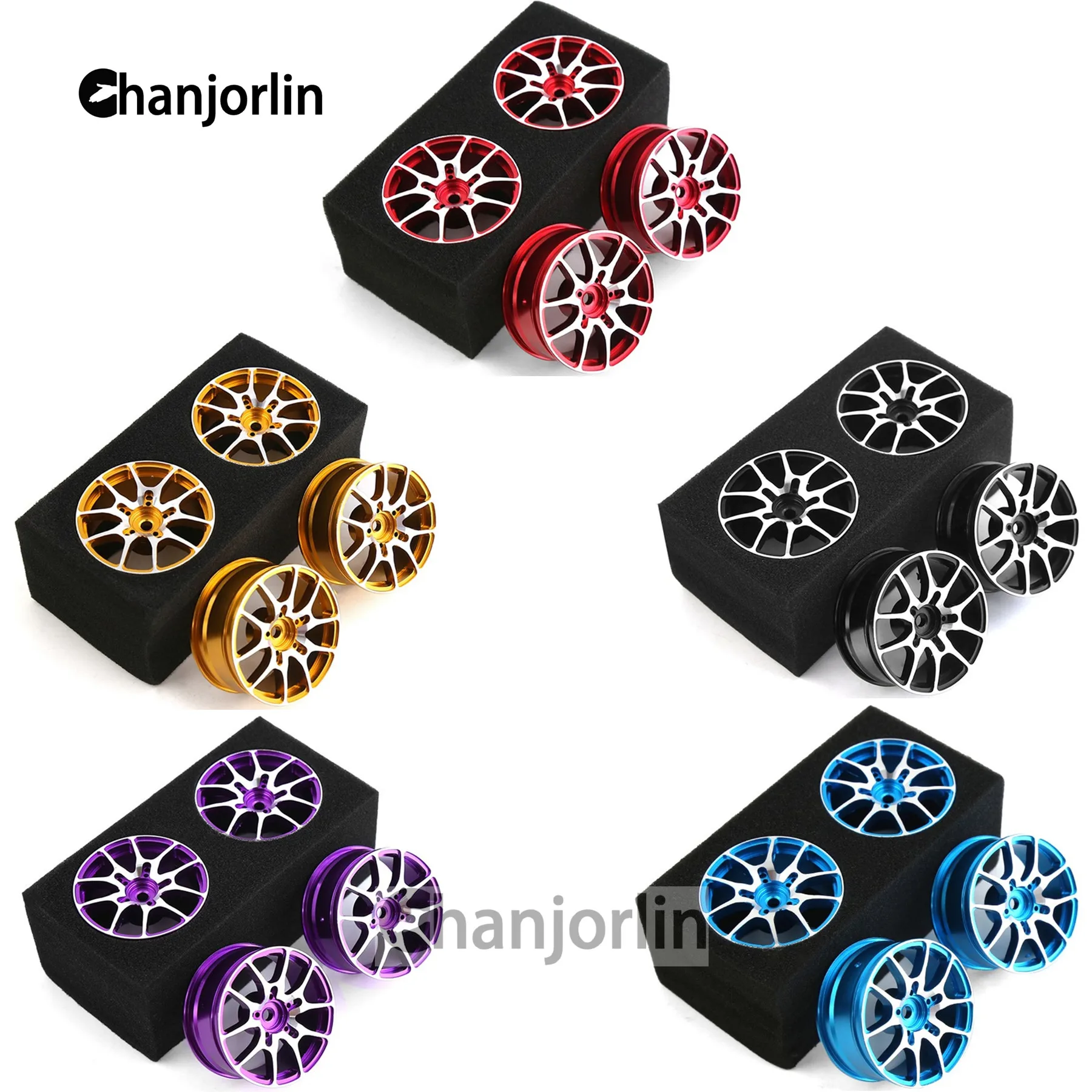 4Pcs Metal Wheel Rims On-road Car Alloy Hub for 1/10 RC On Road Car HSP 94122 TAMIYA TT01 XV02 KYOSHI FW06 Upgrade Parts
4Pcs Metal Wheel Rims On-road Car Alloy Hub for 1/10 RC On Road Car HSP 94122 TAMIYA TT01 XV02 KYOSHI FW06 Upgrade Parts