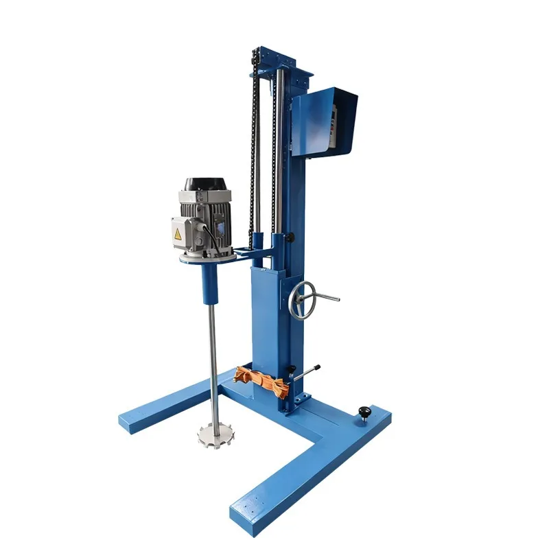 1.5Kw hand lift high-speed disperser, suitable for small batches of dispersed color paste coatings in laboratories
1.5Kw hand lift high-speed disperser, suitable for small batches of dispersed color paste coatings in laboratories