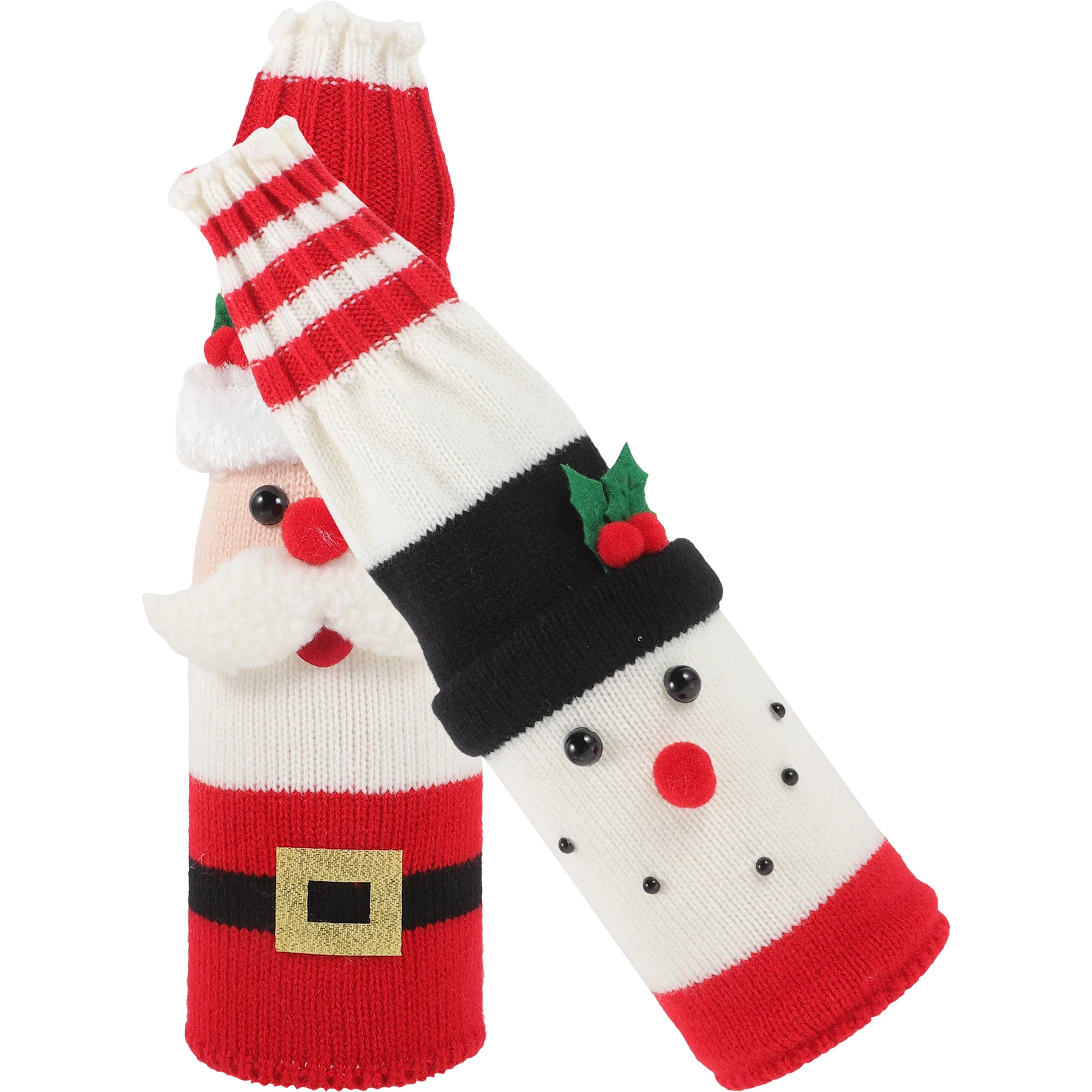 2 Sets Creative Christmas Bottle Hat and Apron Christmas Red Bottle Cover Fabric Mini Apron Xmas Party Ornament
2 Sets Creative Christmas Bottle Hat and Apron Christmas Red Bottle Cover Fabric Mini Apron Xmas Party Ornament