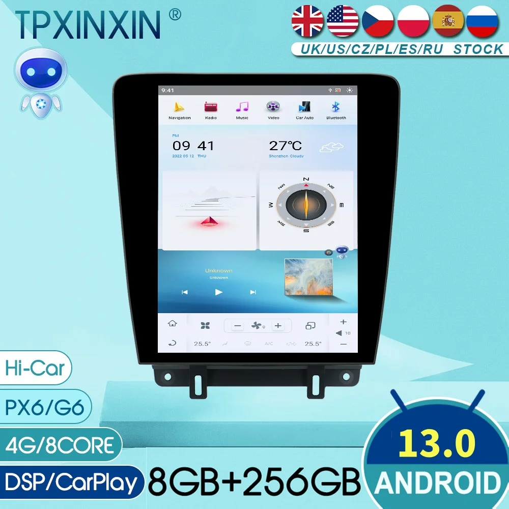 Qualcomm For Ford Mustang 2009 2010 2011 2012 Android Auto Carplay Car Radio Automotive Multimedia Player GPS Navigat Head Unit
Qualcomm For Ford Mustang 2009 2010 2011 2012 Android Auto Carplay Car Radio Automotive Multimedia Player GPS Navigat Head Unit